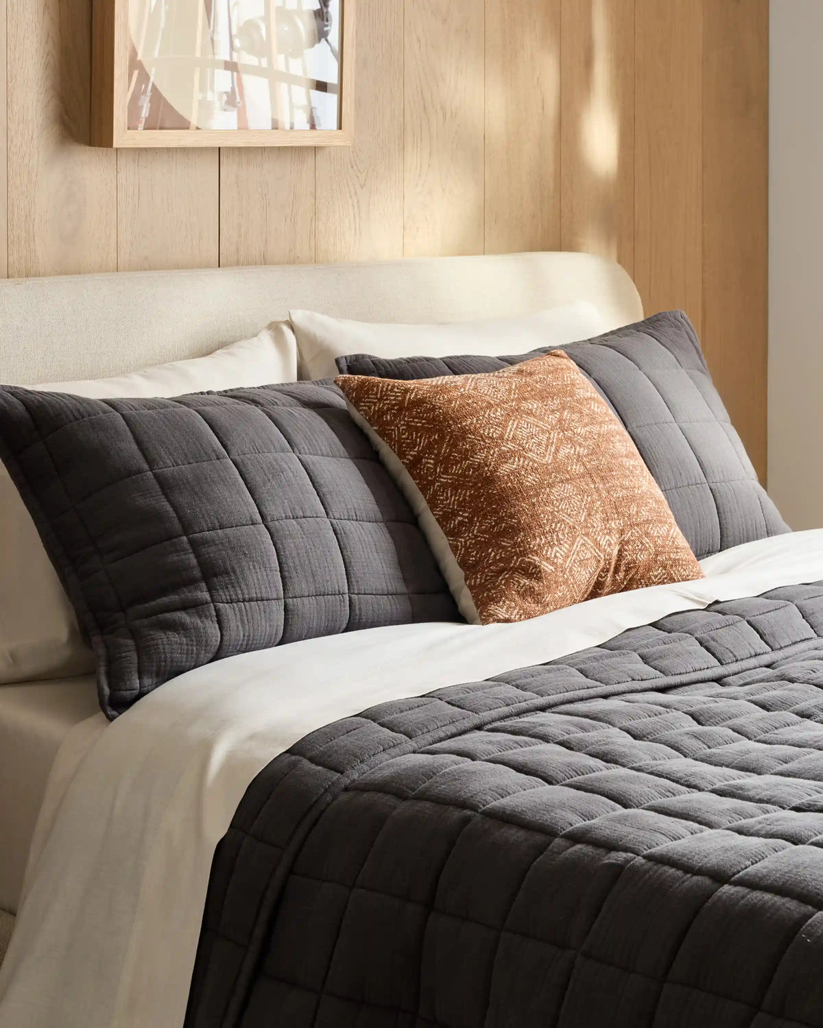 Organic Cotton Gauze Box Quilt Set