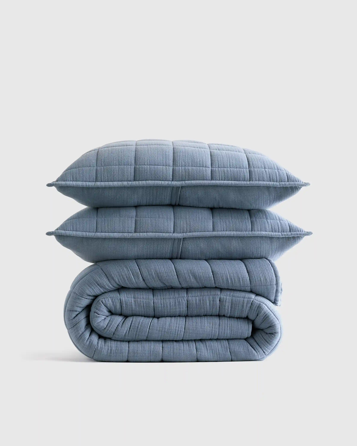 Organic Cotton Gauze Box Quilt Set