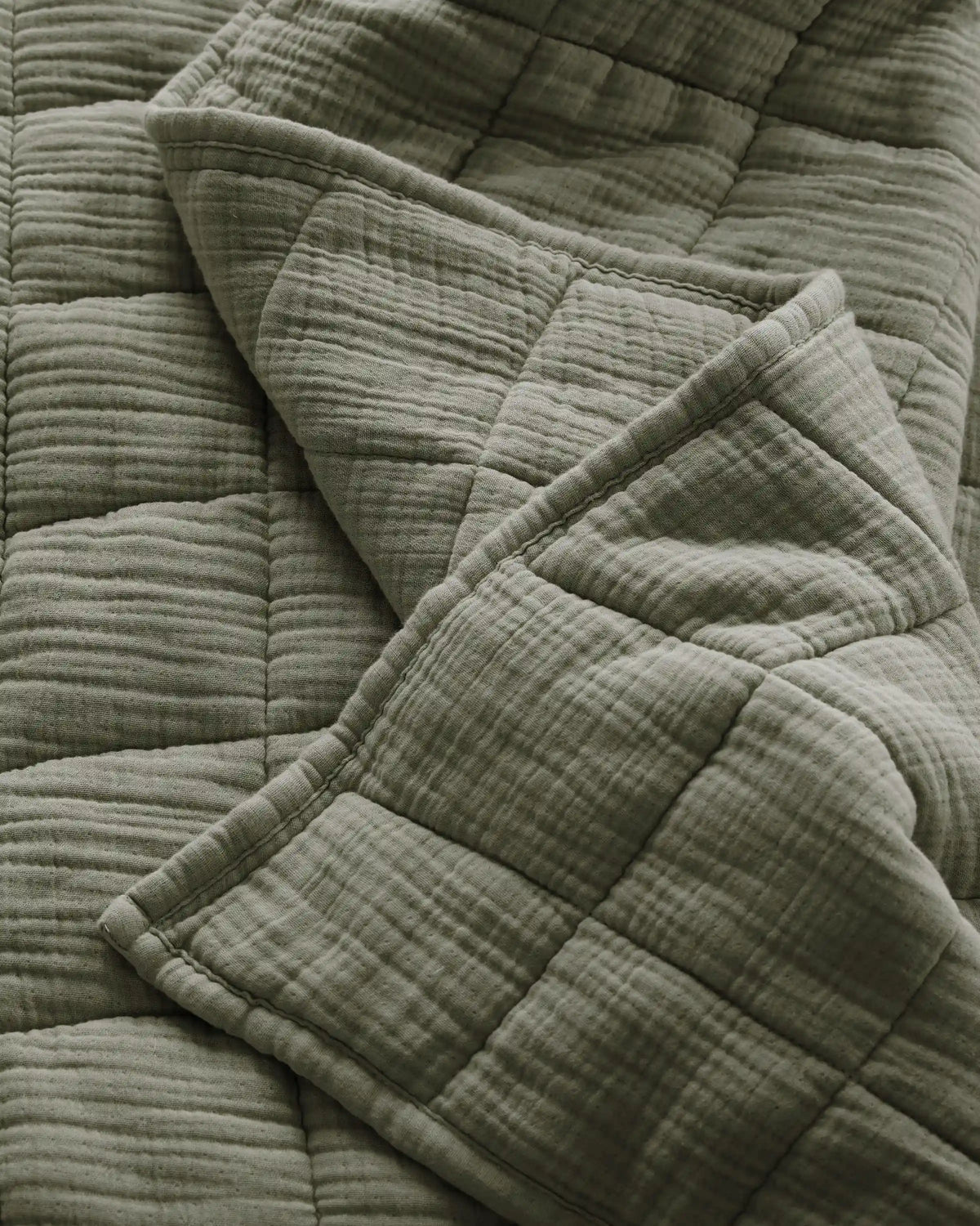 Organic Cotton Gauze Box Quilt Set