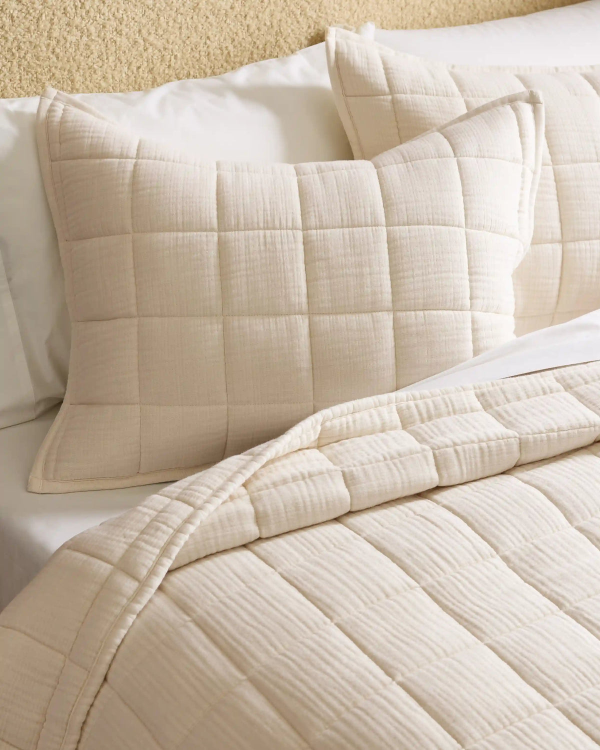 Organic Cotton Gauze Box Quilt Set