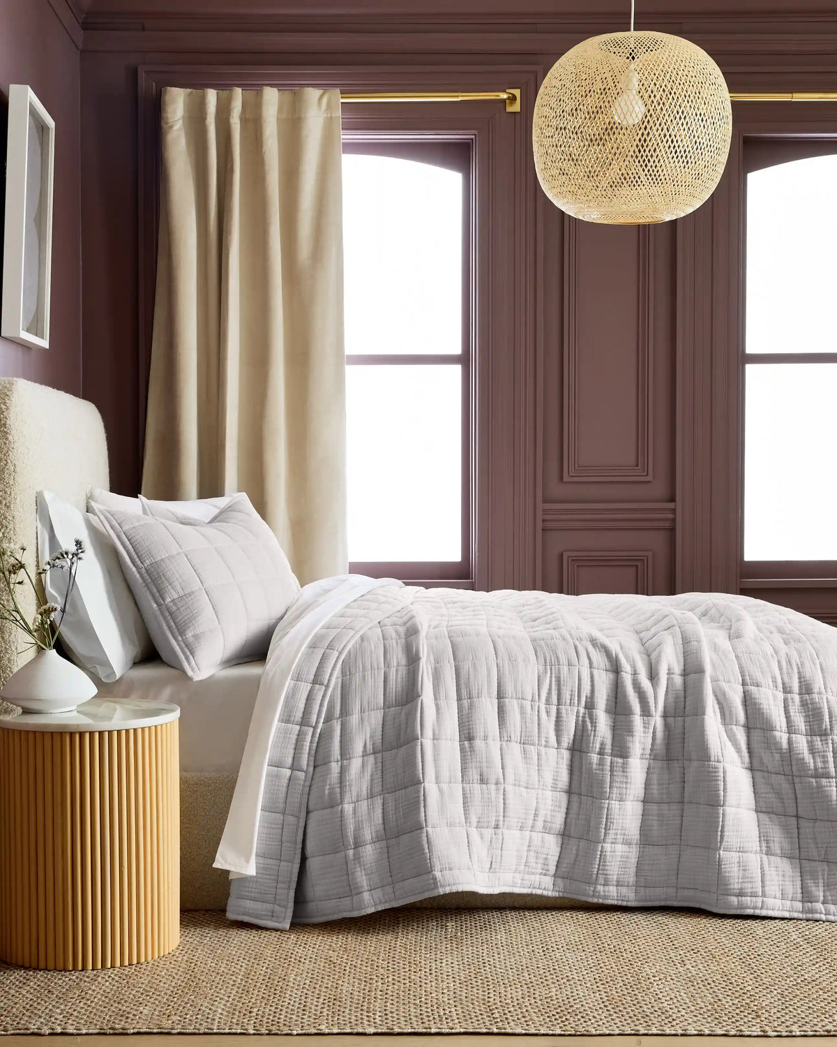 Organic Cotton Gauze Box Quilt Set