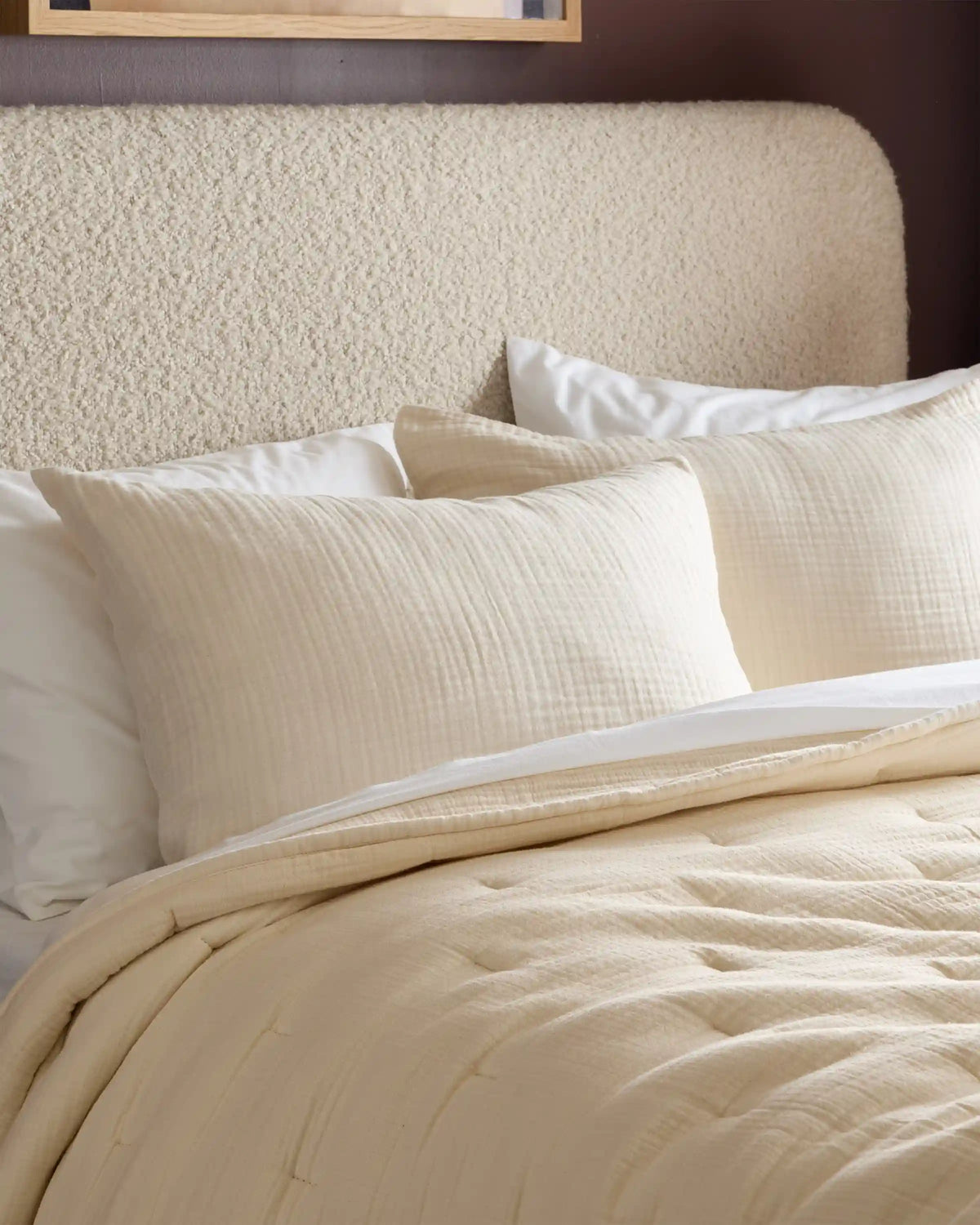 Organic Cotton Gauze Sham Set