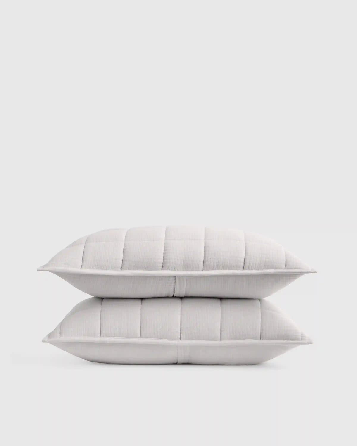 Organic Cotton Gauze Box Quilt Sham Set