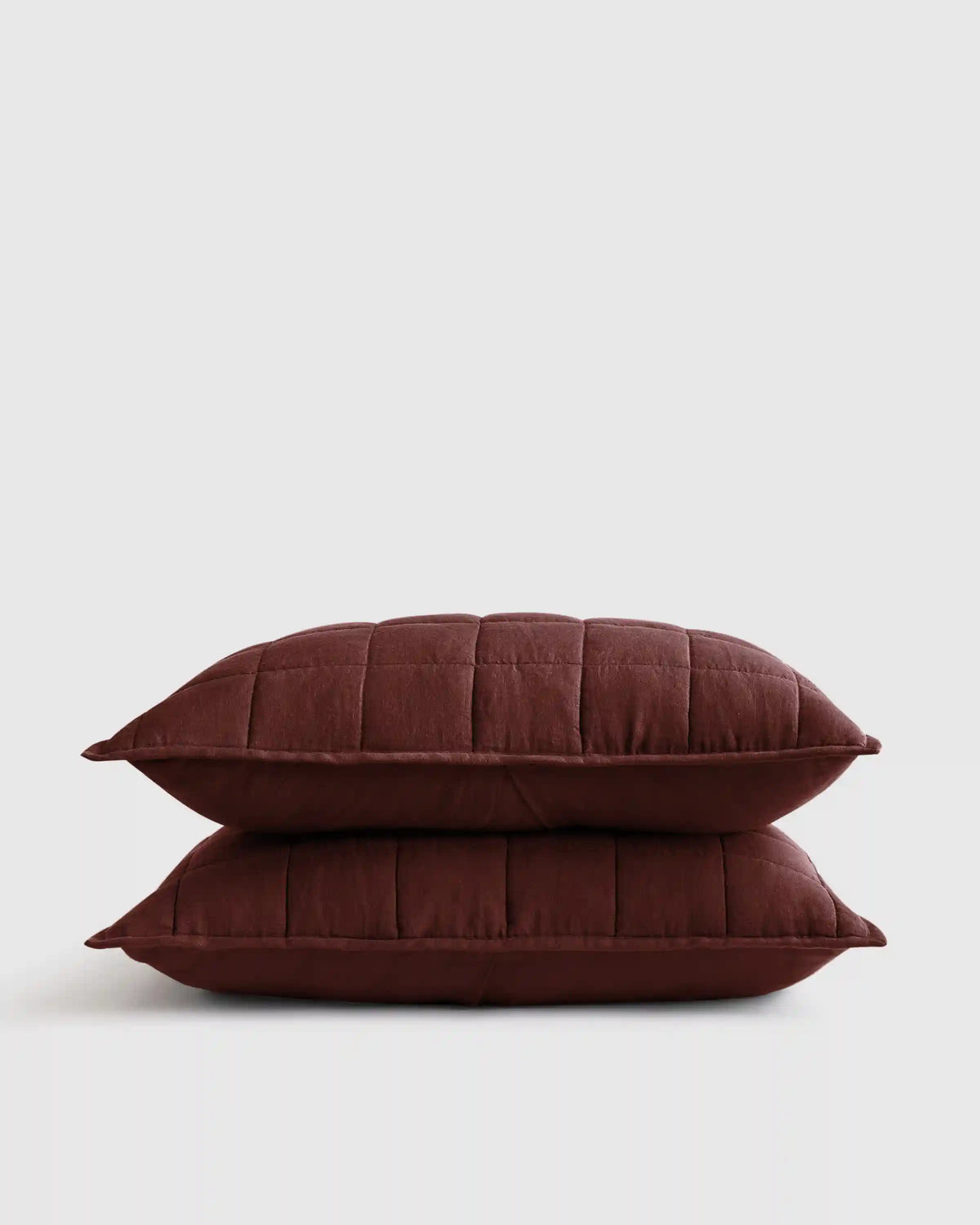 European Linen Box Quilted Sham Set