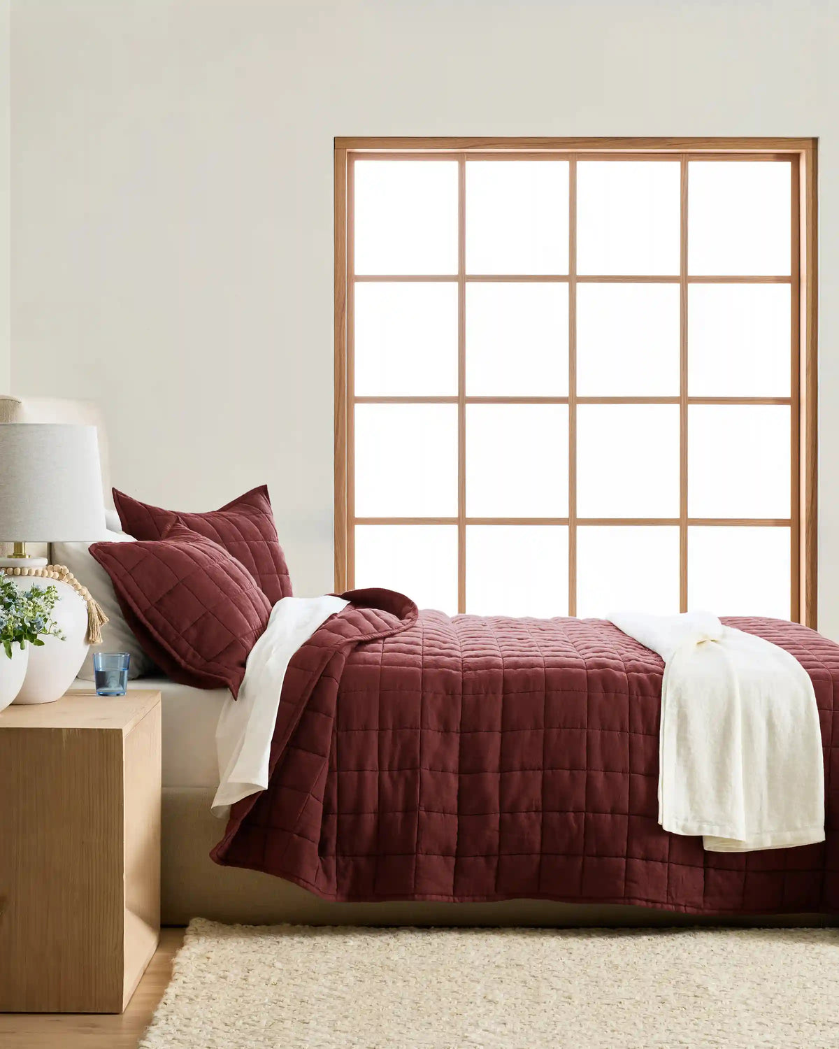 European Linen Box Quilt Set