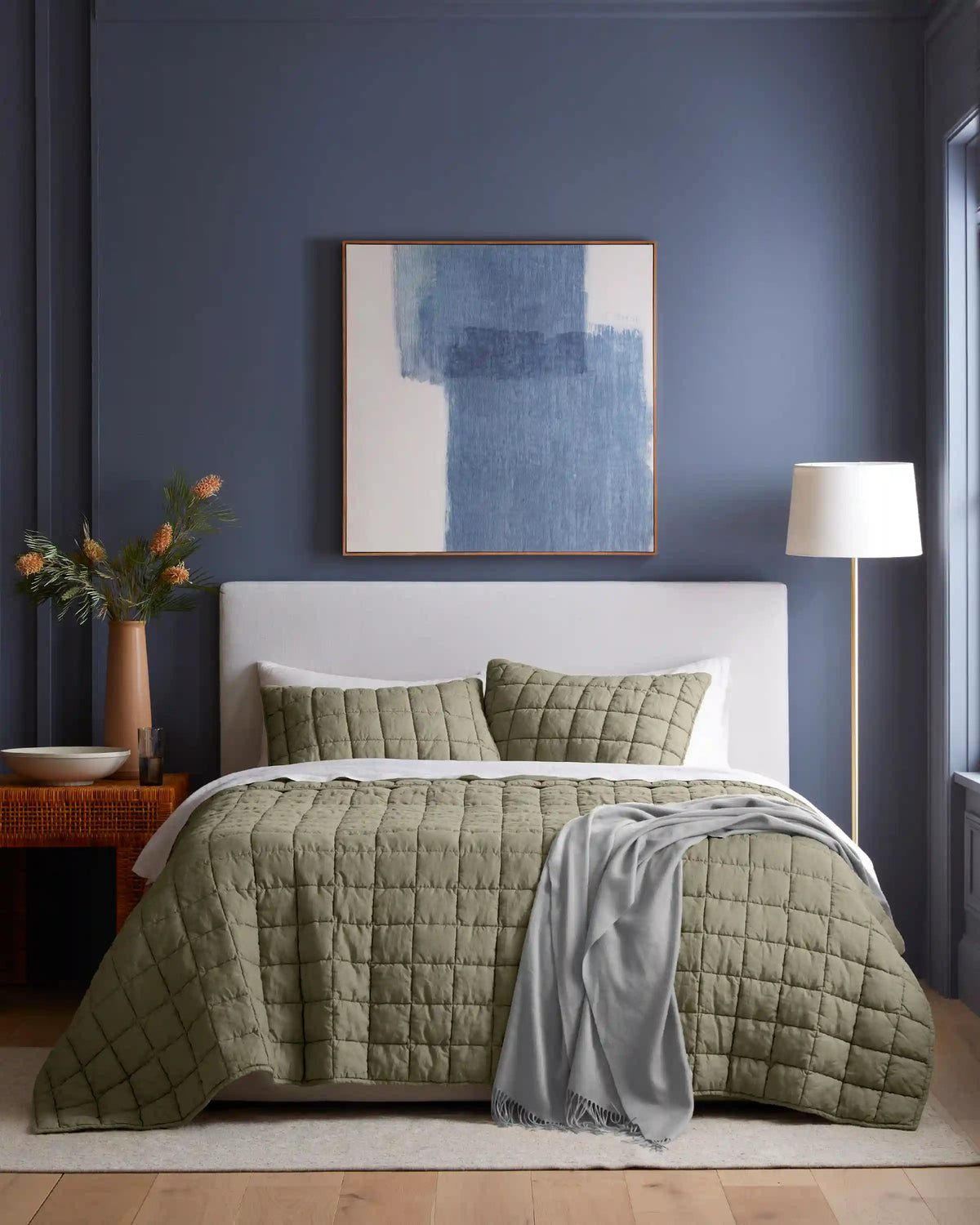 European Linen Box Quilt Set