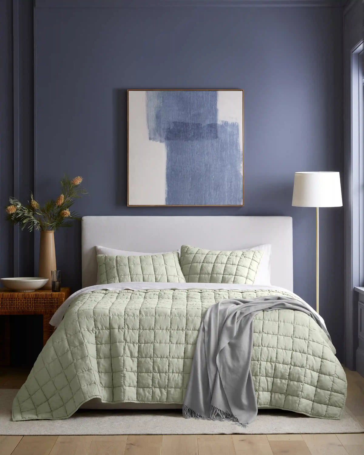 European Linen Box Quilt Set