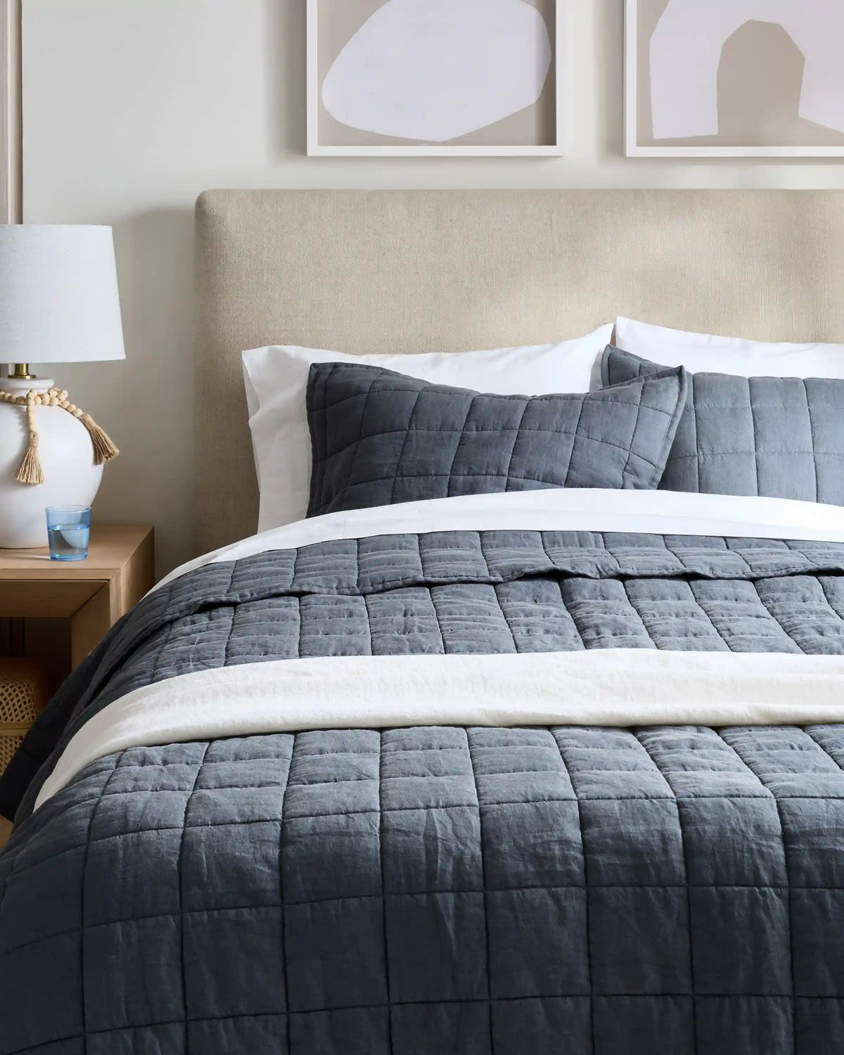 European Linen Box Quilt Set