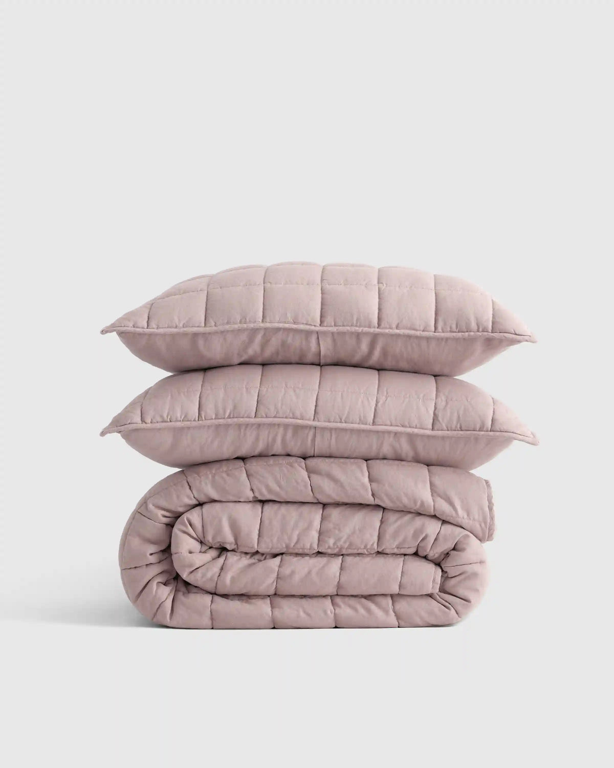 European Linen Box Quilt Set