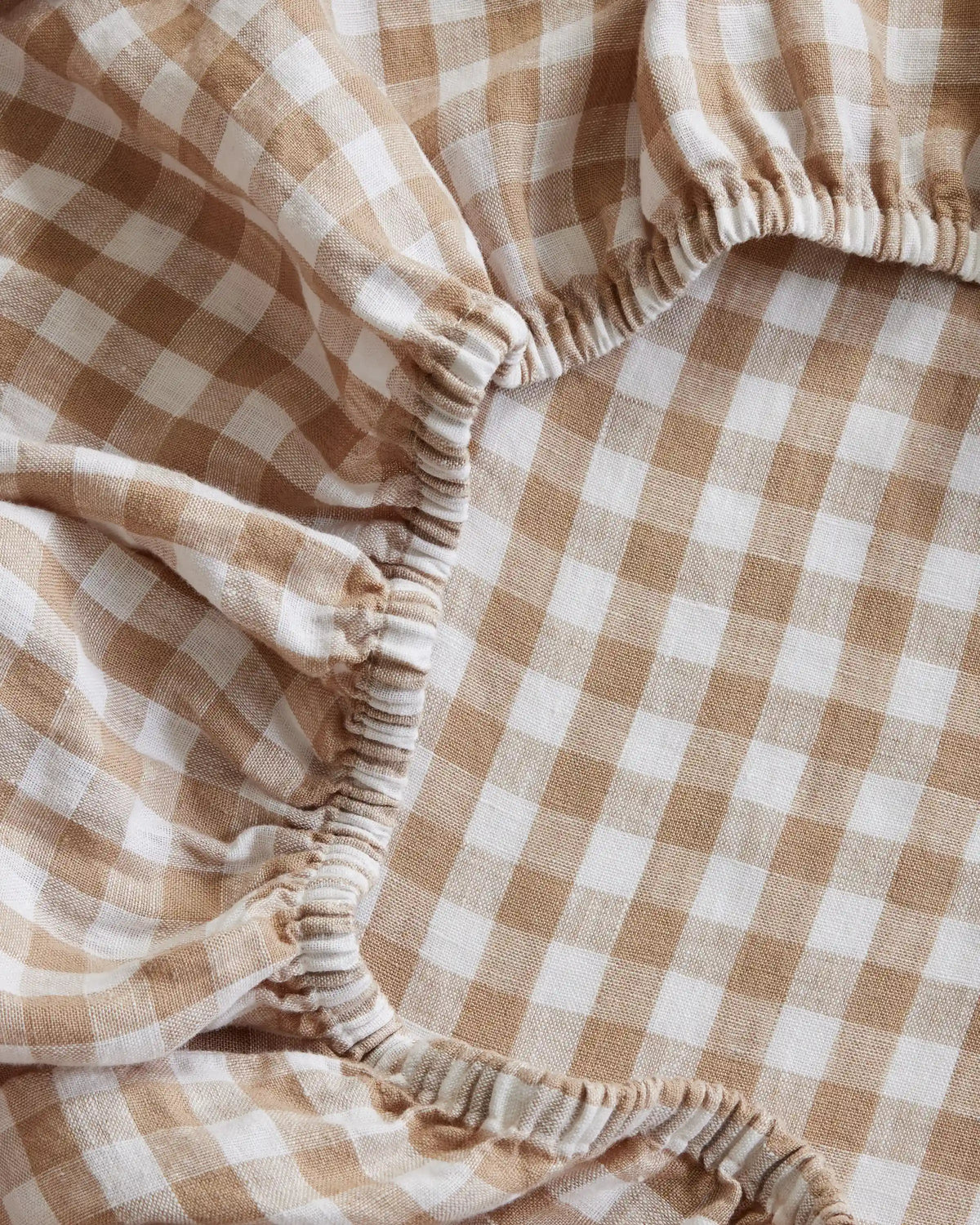 European Linen Gingham Sheet Set