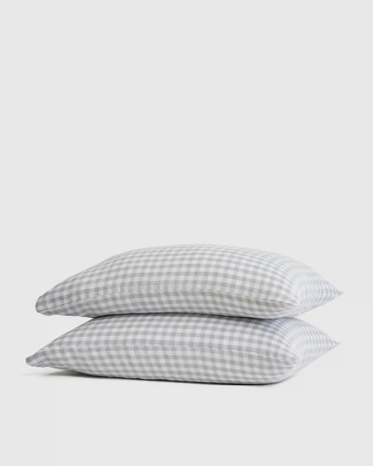 European Linen Gingham Pillowcase Set
