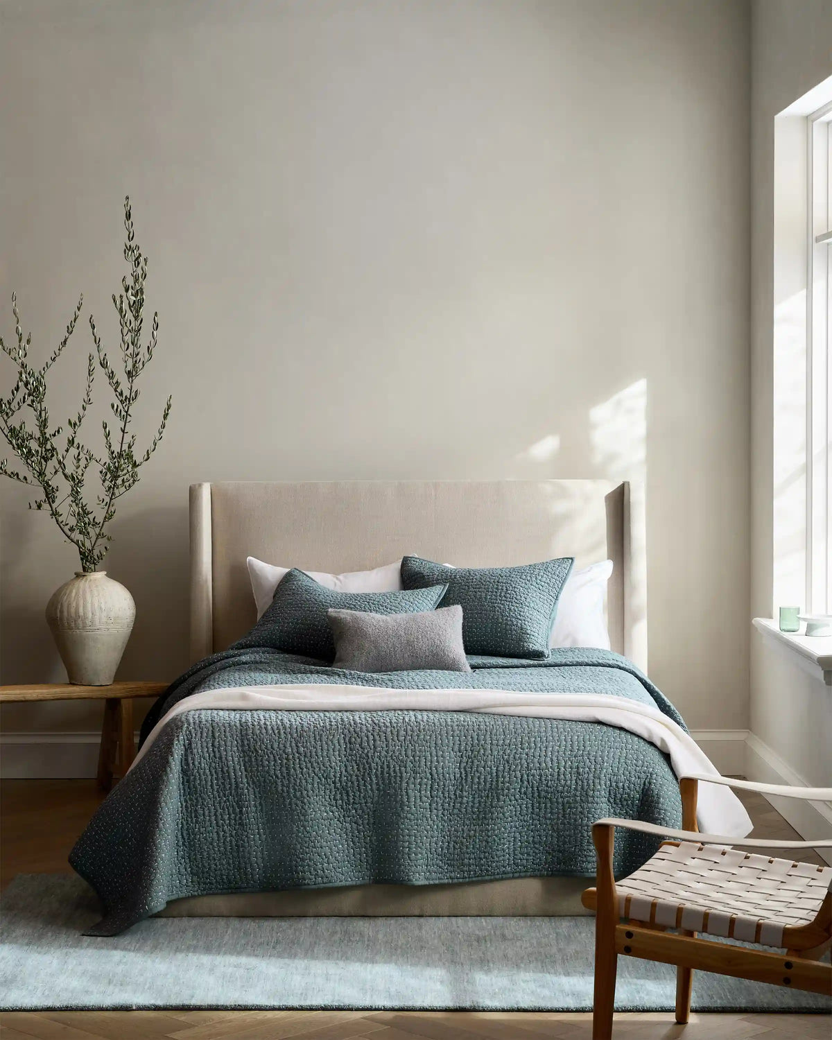 Organic Cotton Hand Stitched Quilt Set