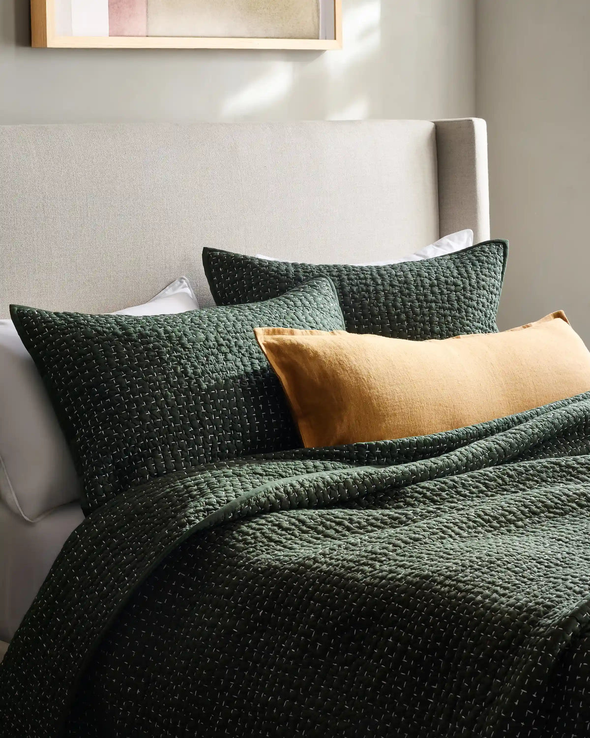 Organic Cotton Hand Stitched Quilt Set