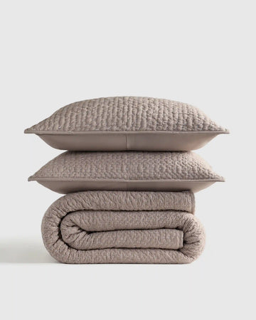 Organic Cotton Hand Stitched Quilt Set