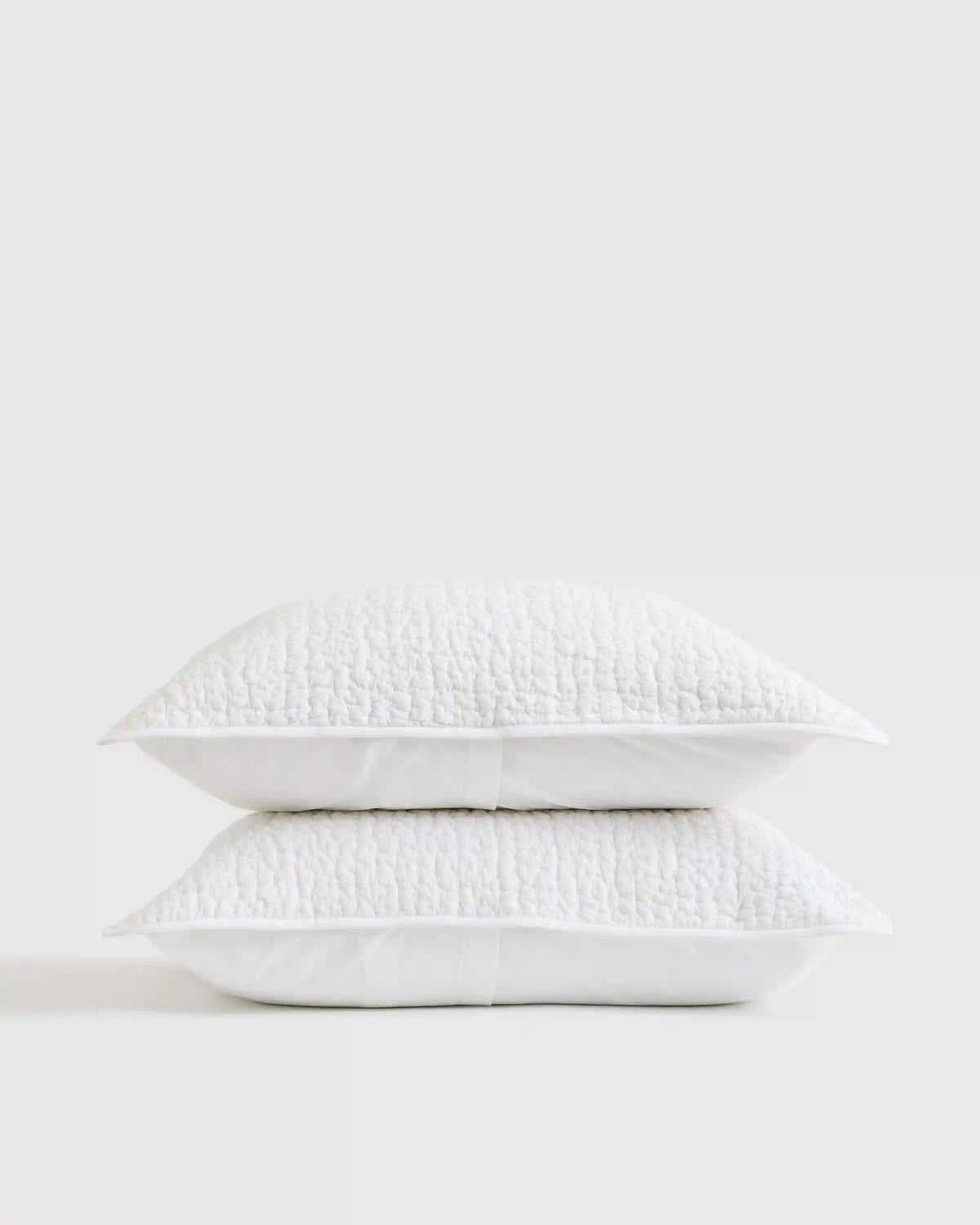 Organic Cotton Hand Stitched Quilted Sham Set