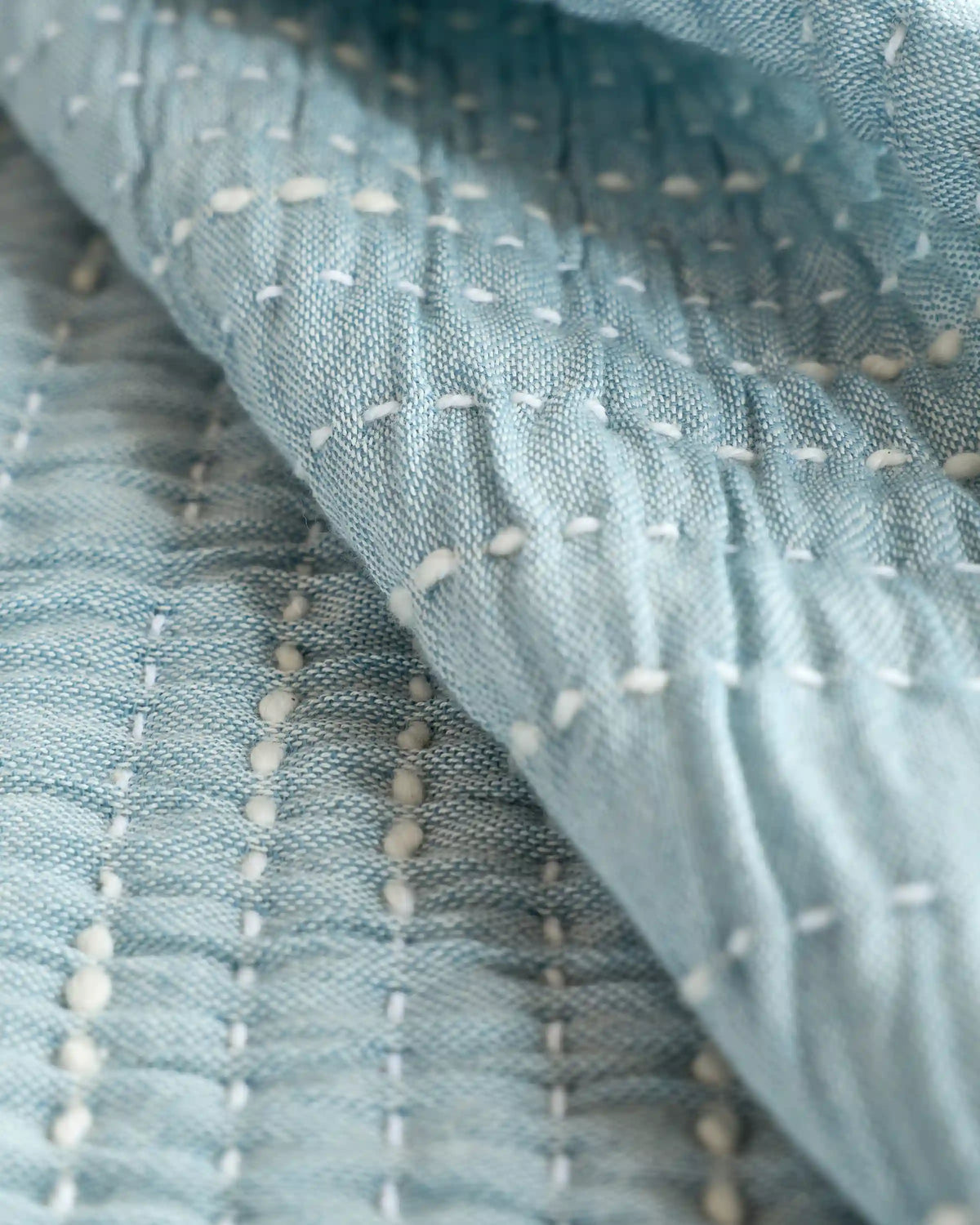 Organic Cotton Channel Stitch Sham Set