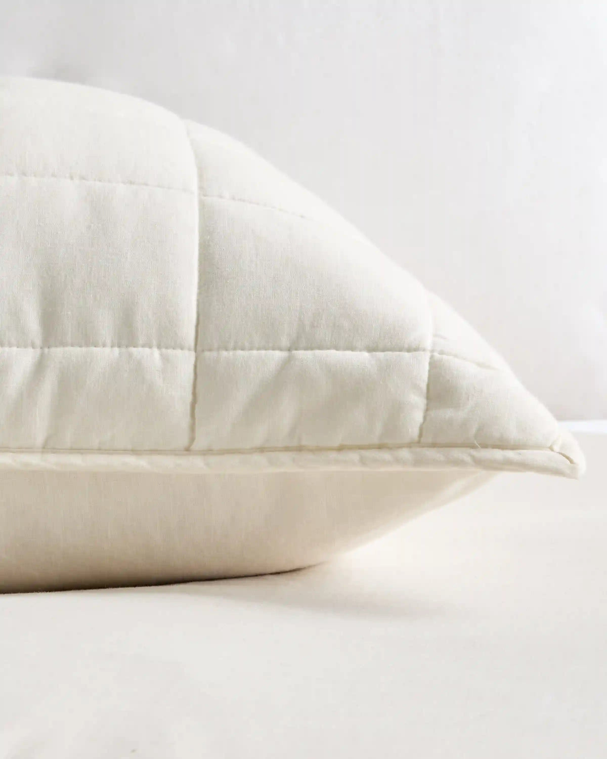 European Linen Box Quilted Euro Sham