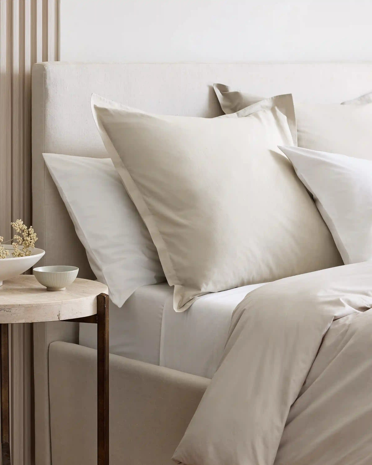 Organic Brushed Cotton Euro Sham