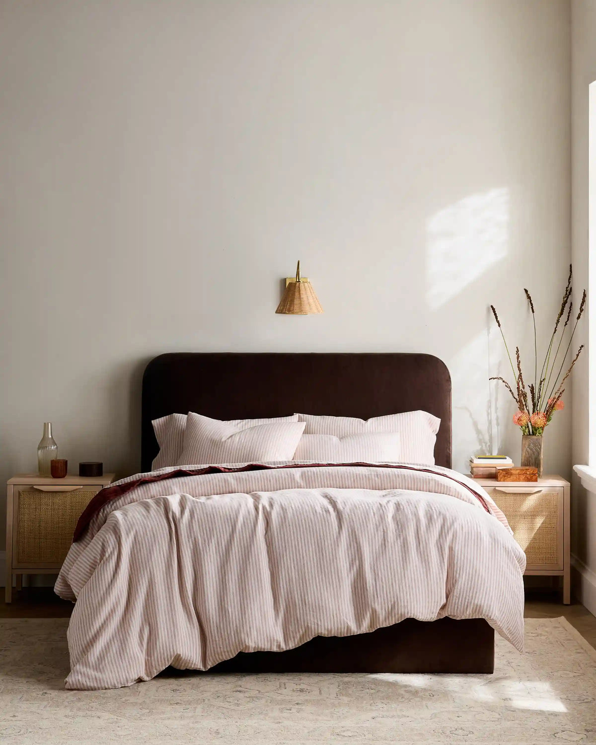European Linen Stripe Duvet Cover