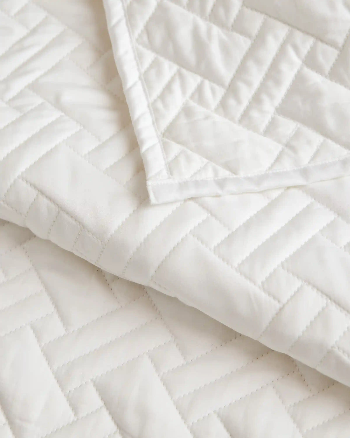 Organic Cotton Basketweave Quilt Set