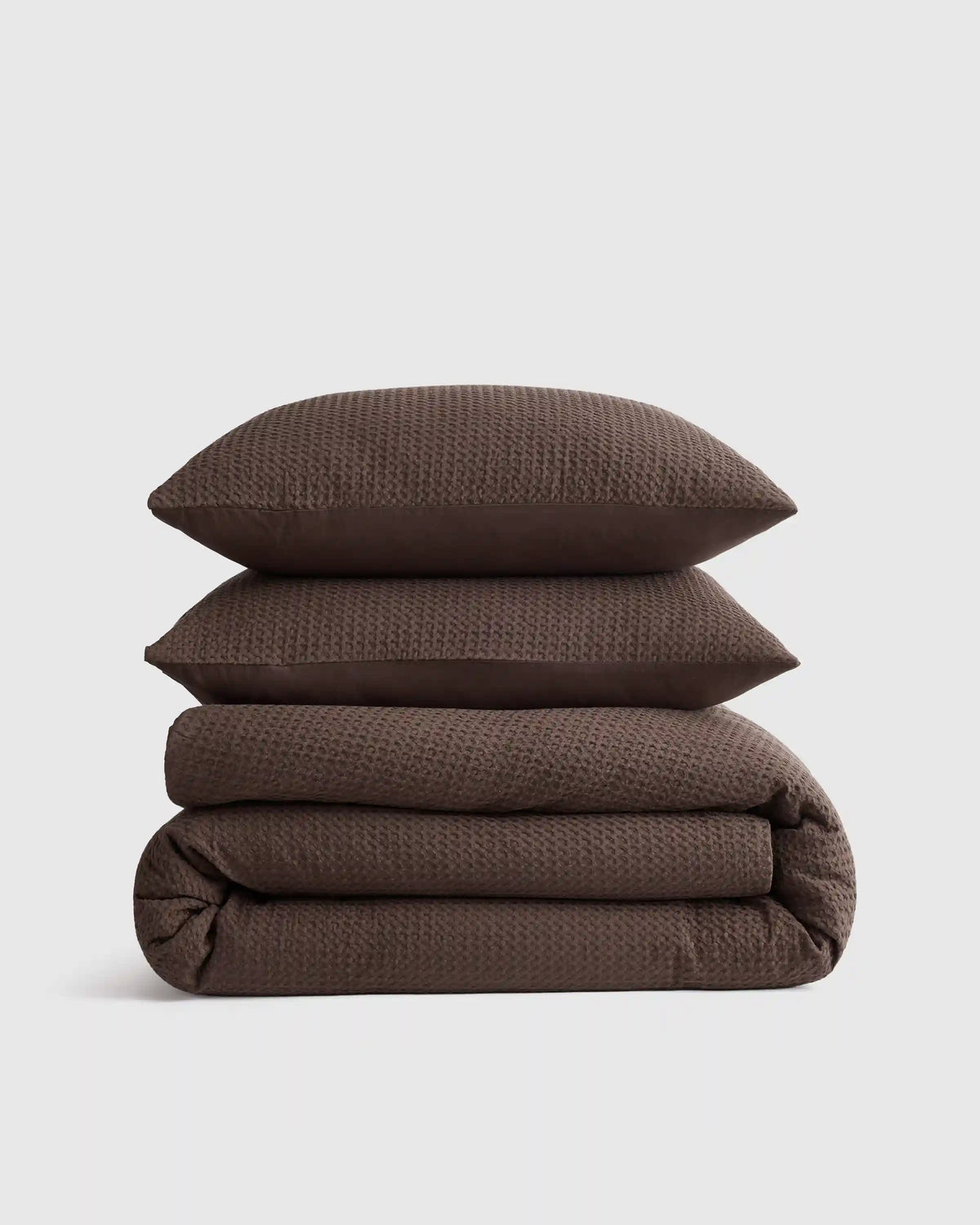 Organic Luxe Honeycomb Duvet Cover Set