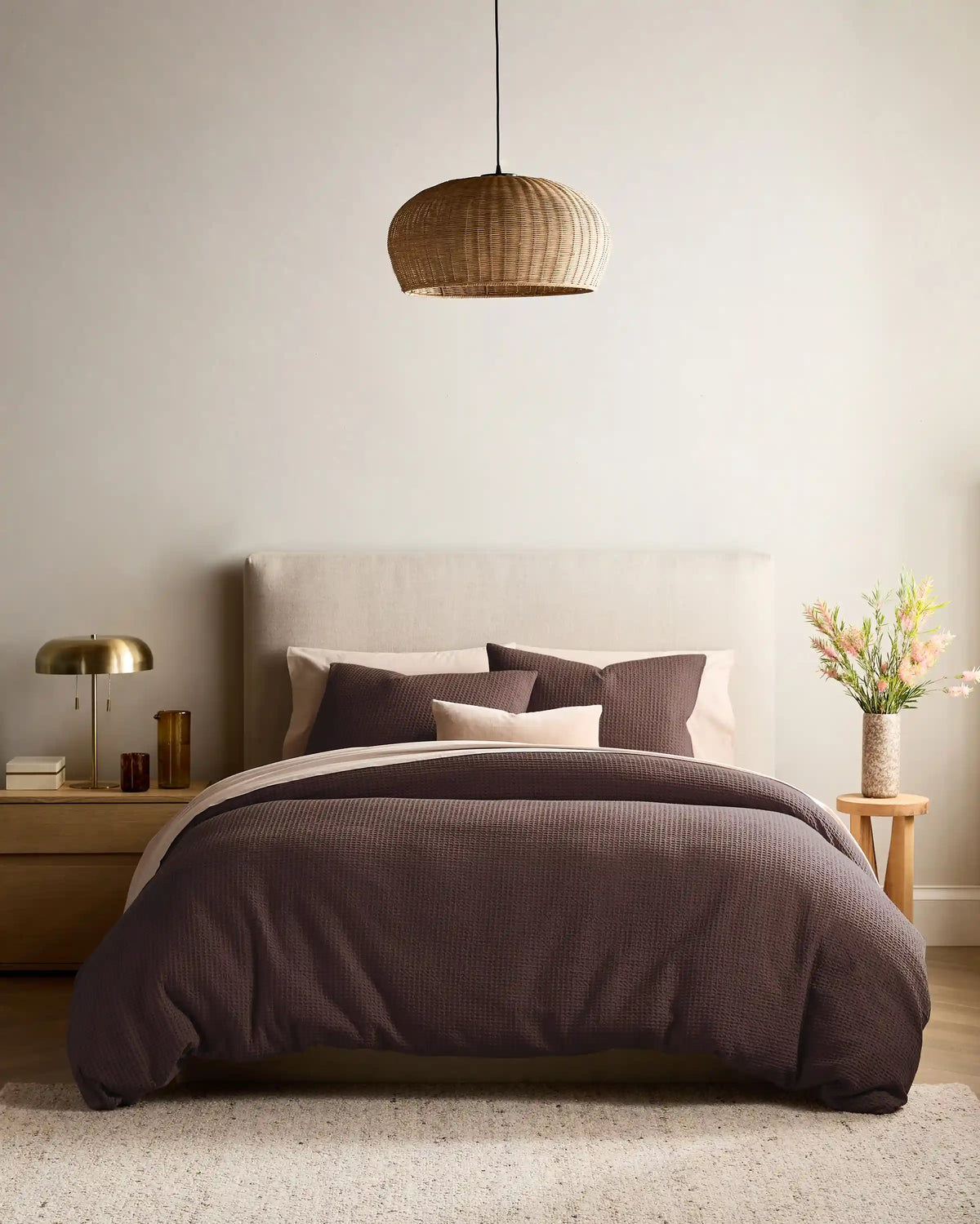 Organic Luxe Honeycomb Sham Set