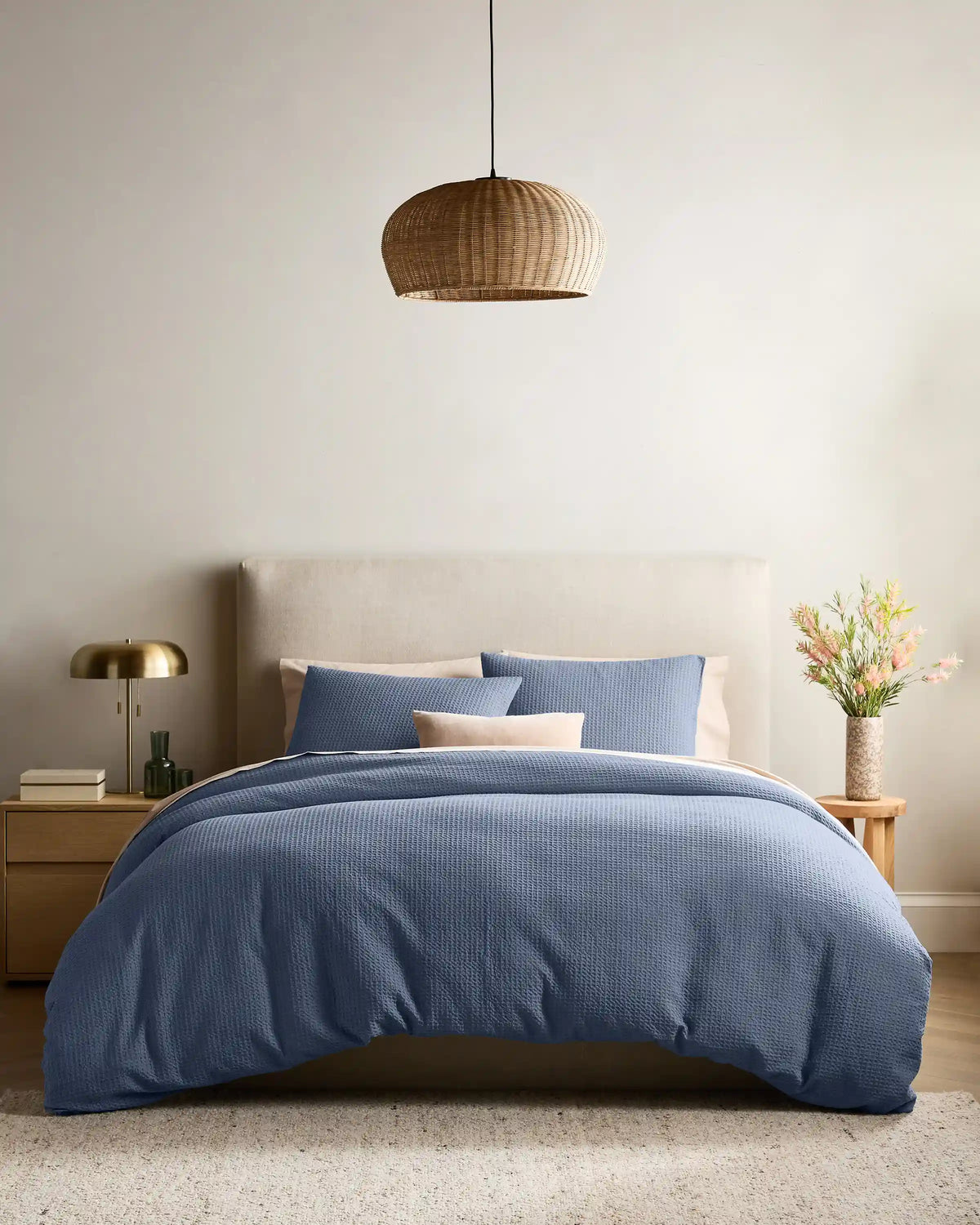 Organic Luxe Honeycomb Sham Set