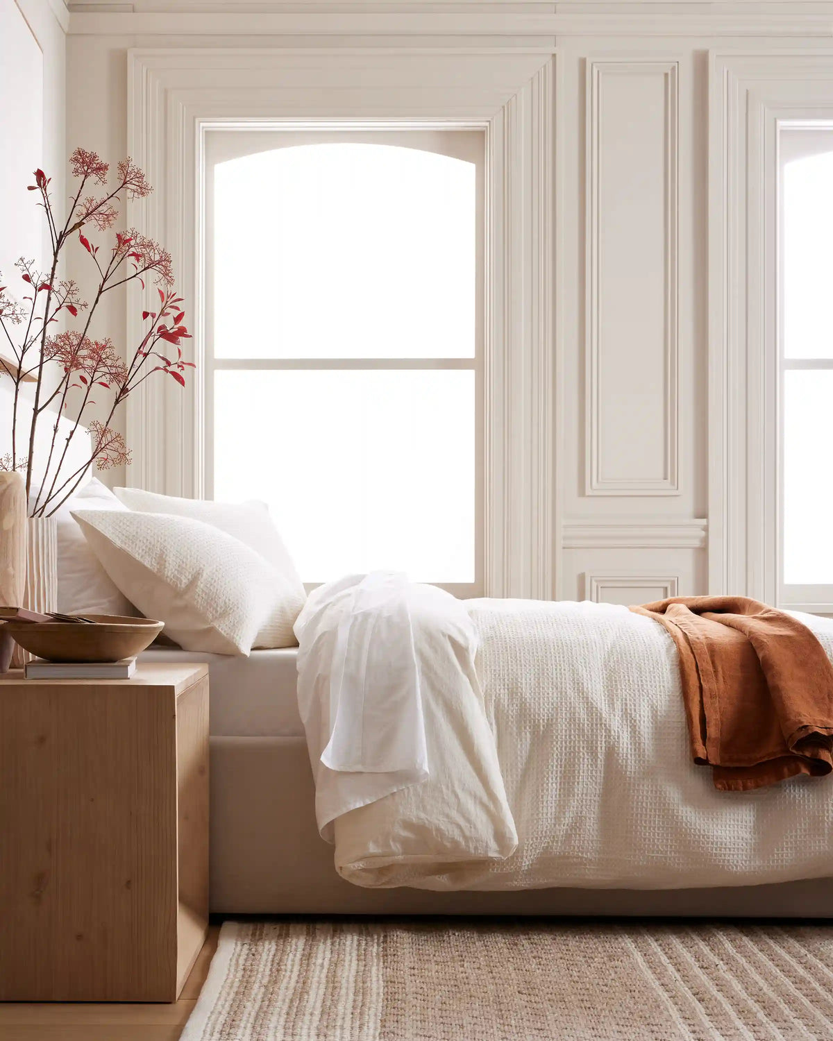 Organic Luxe Honeycomb Duvet Cover Set