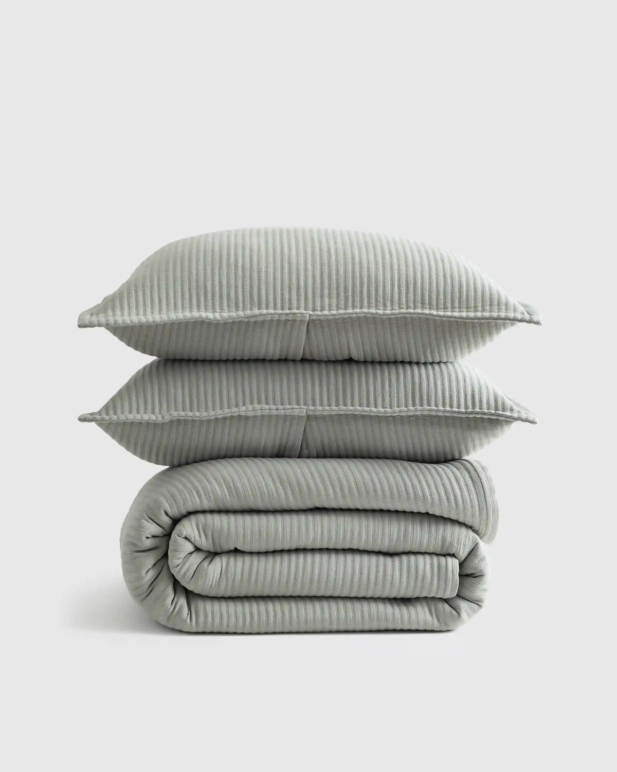 Organic Cotton Matelasse Coverlet Set