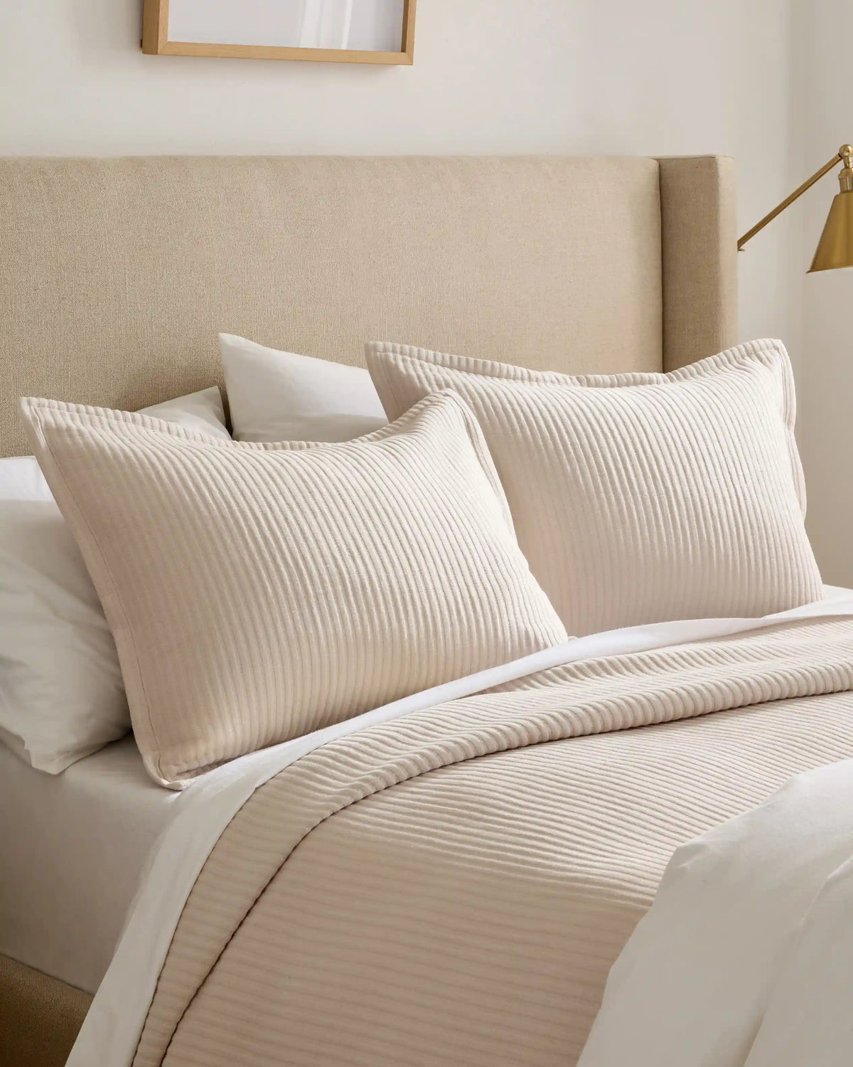 Organic Cotton Matelasse Coverlet Set
