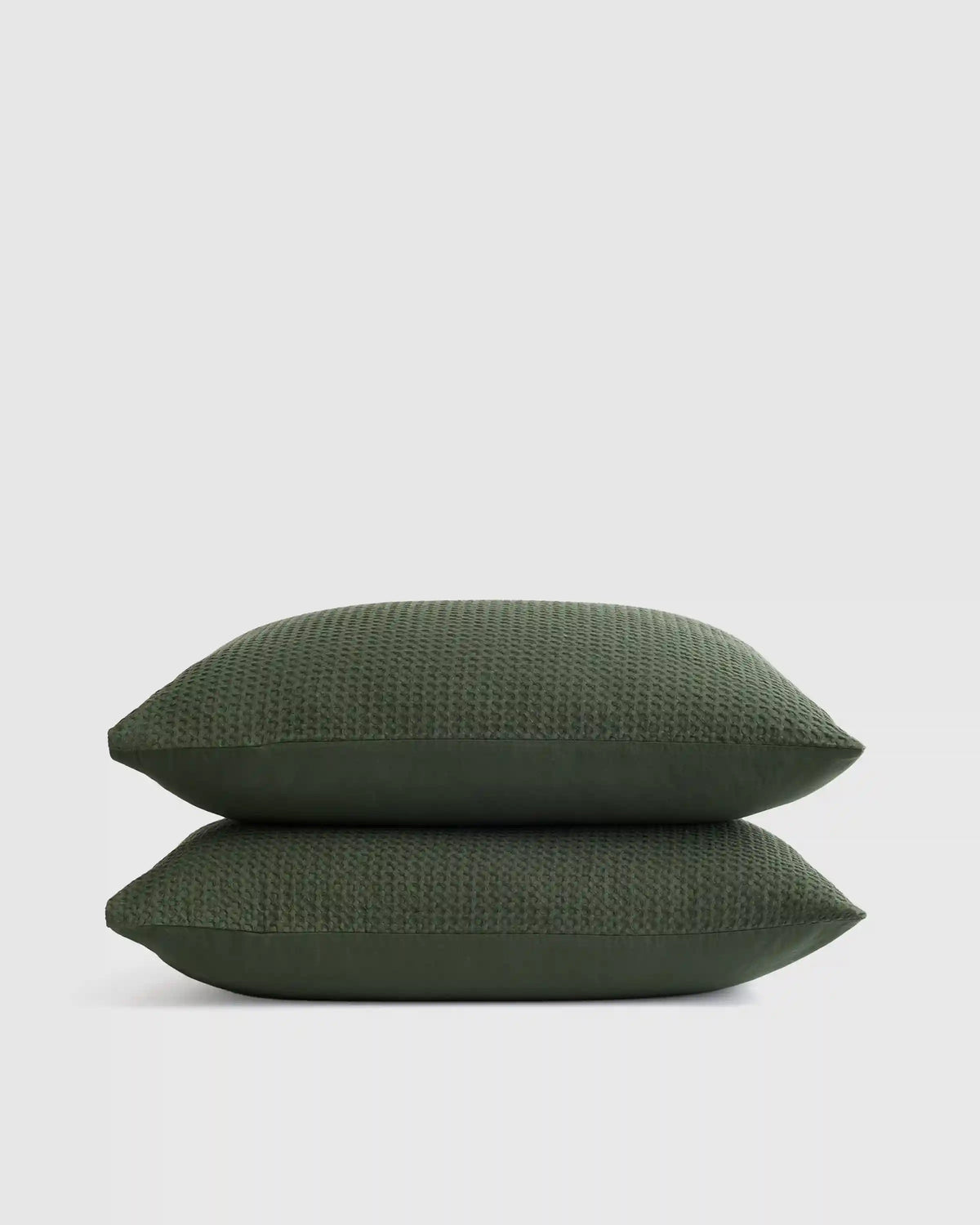 Organic Luxe Honeycomb Sham Set