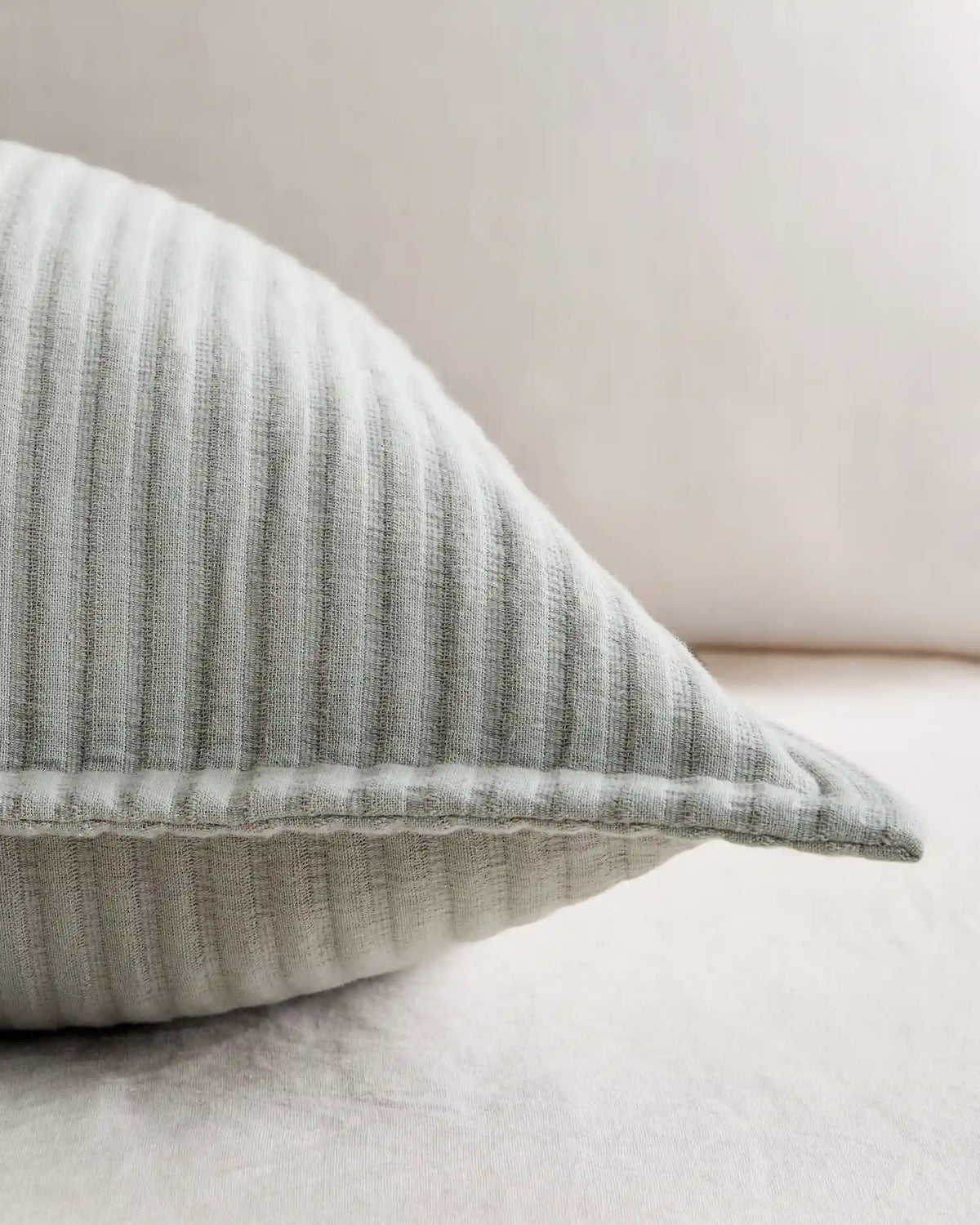 Organic Cotton Matelasse Sham Set