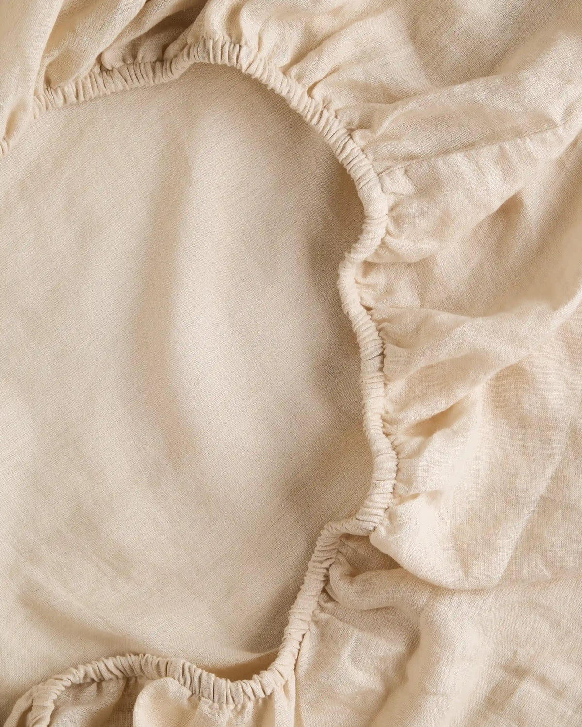 European Linen Piped Fitted Sheet Set