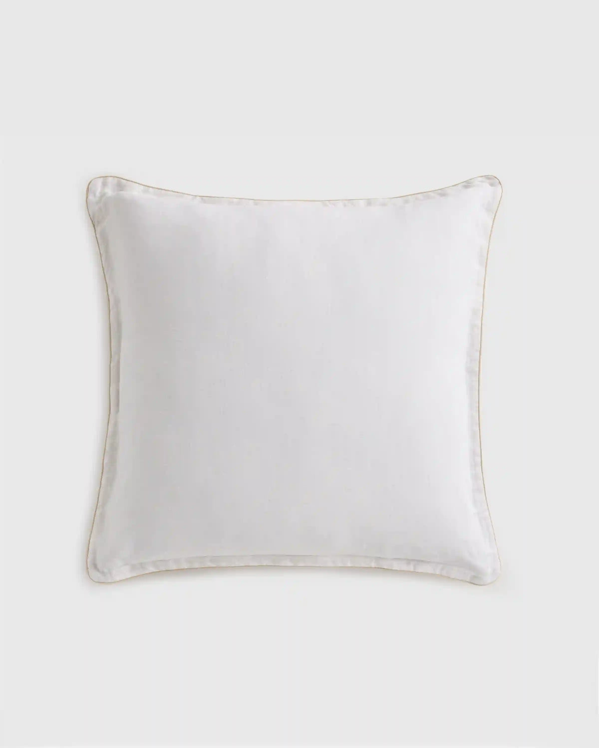 European Linen Piped Euro Sham