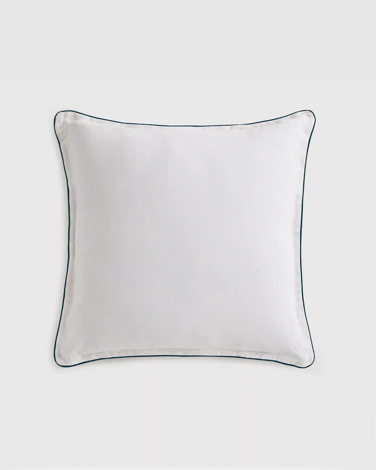 European Linen Piped Euro Sham