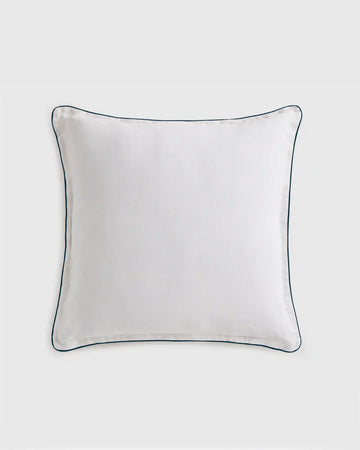 European Linen Piped Euro Sham