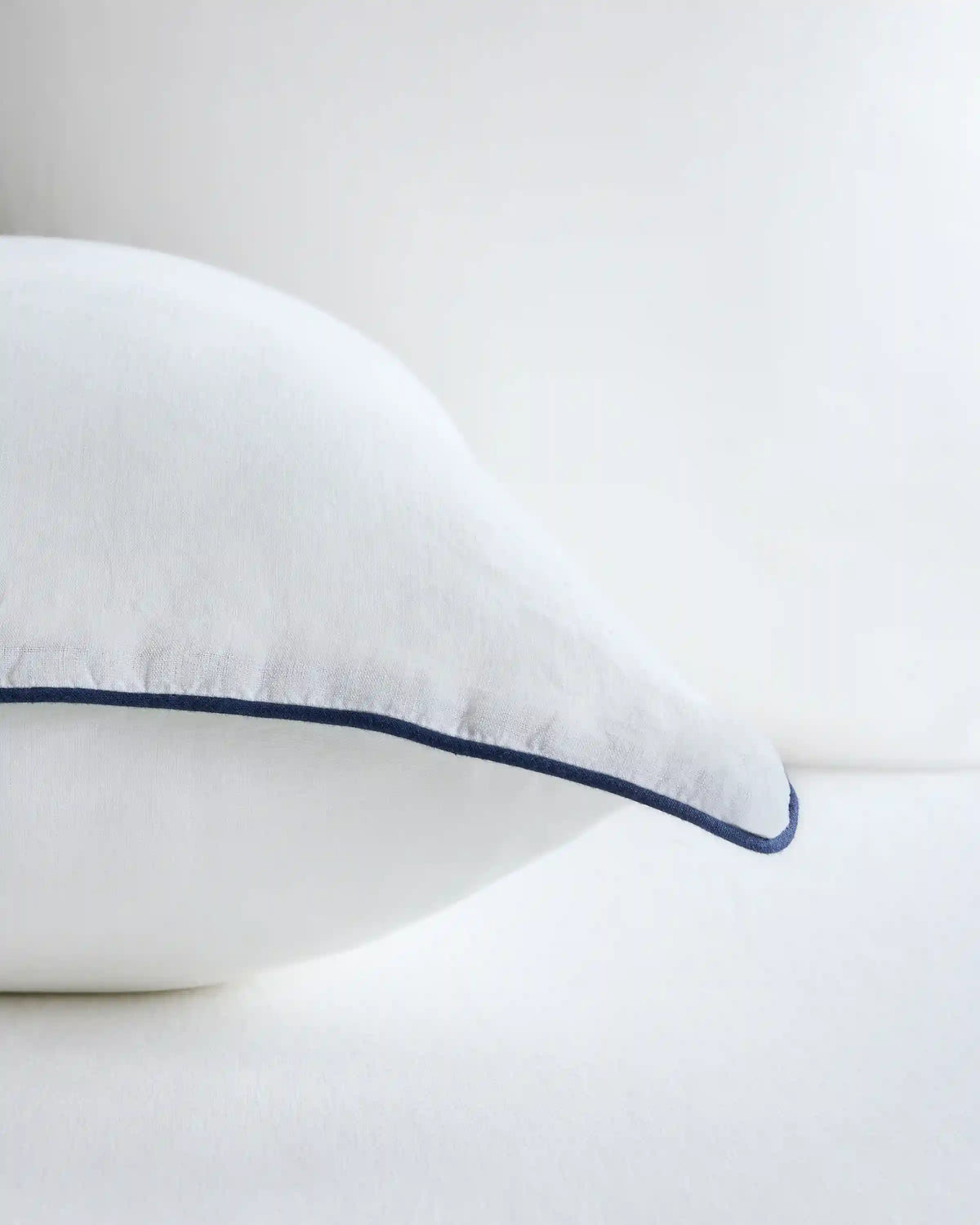 European Linen Piped Euro Sham
