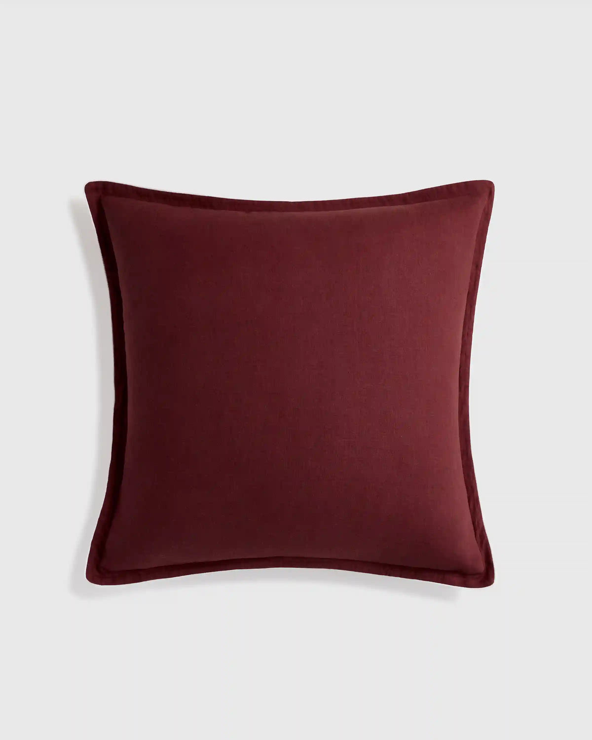 European Linen Piped Euro Sham