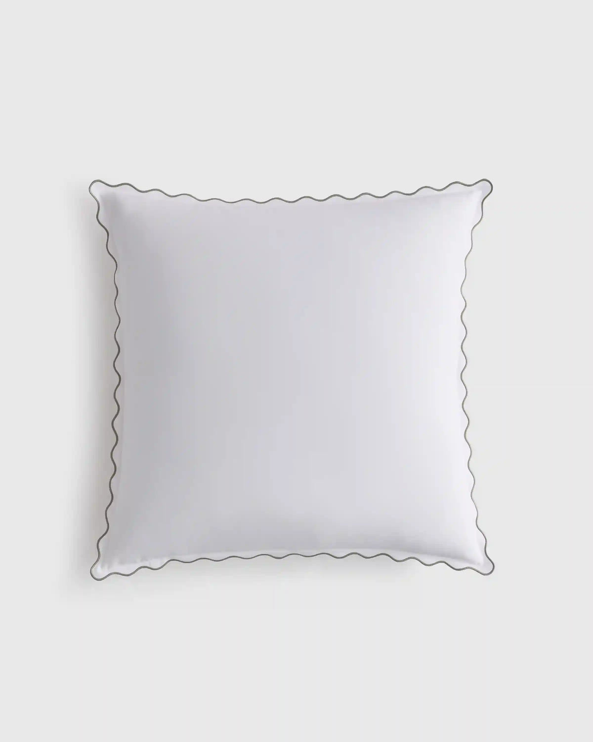 Organic Crisp Percale Scallop Euro Sham