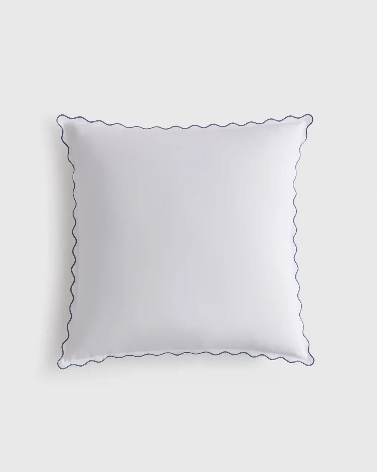 Organic Crisp Percale Scallop Euro Sham