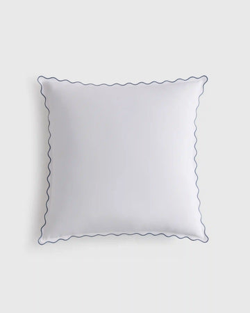 Organic Crisp Percale Scallop Euro Sham