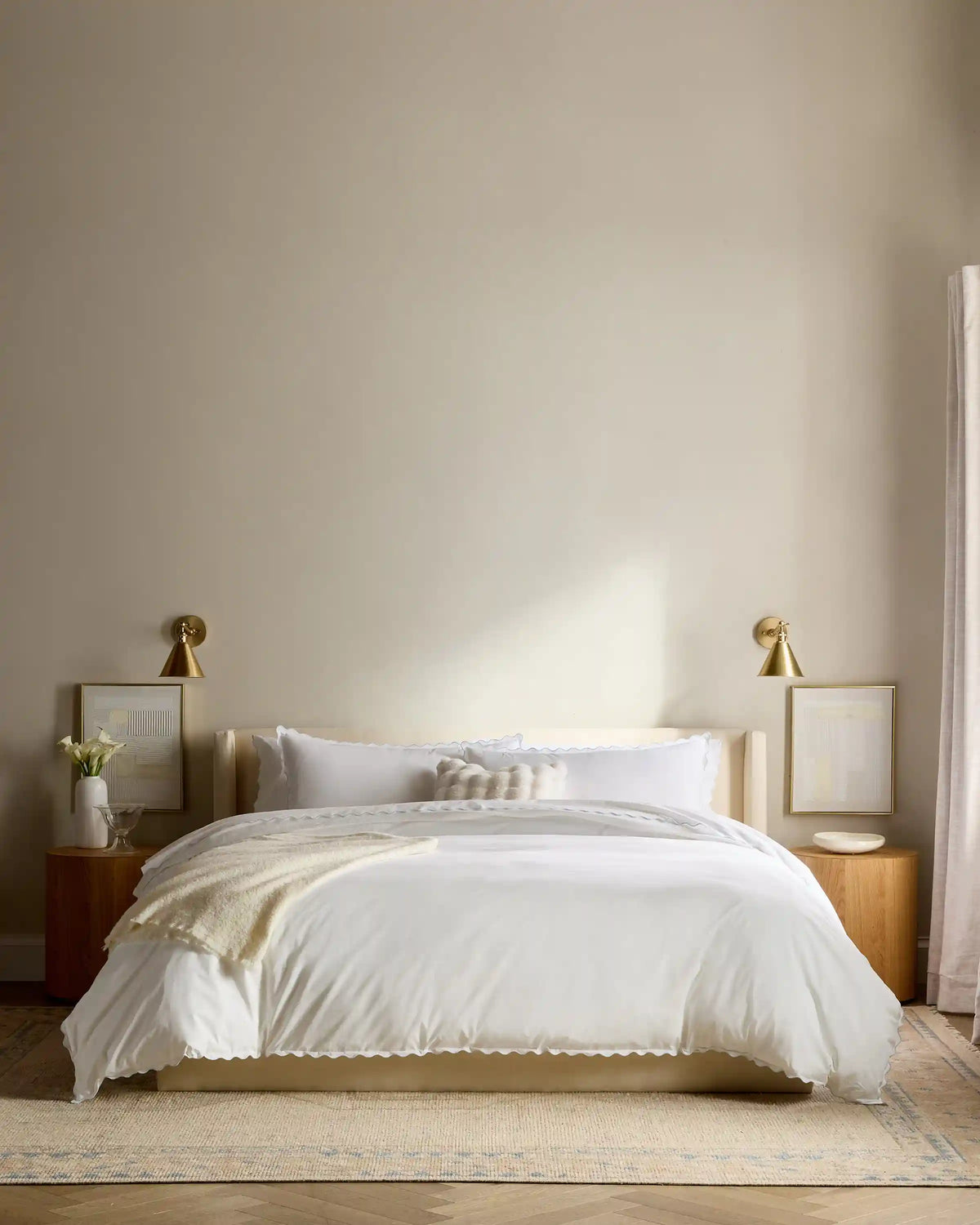 Organic Crisp Percale Sham Set