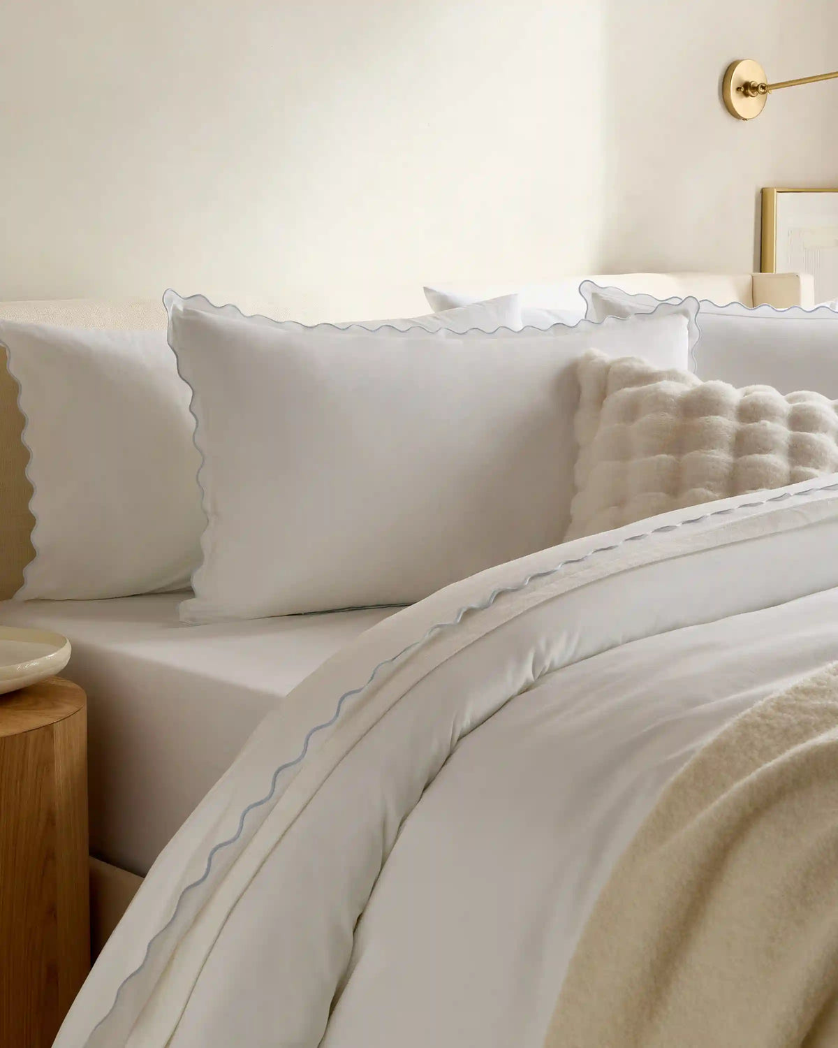 Organic Crisp Percale Duvet Cover Set