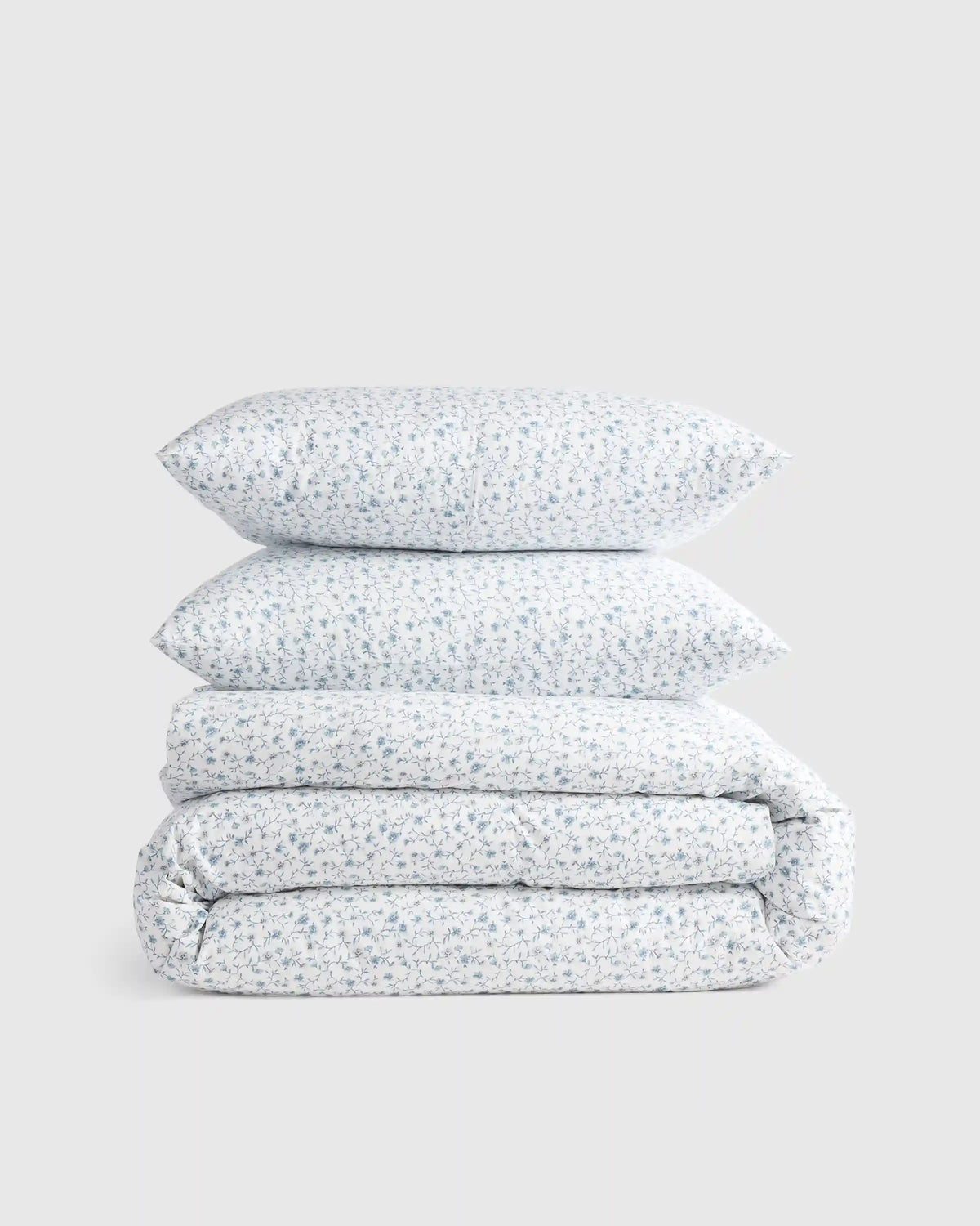 Organic Crisp Percale Duvet Cover Set