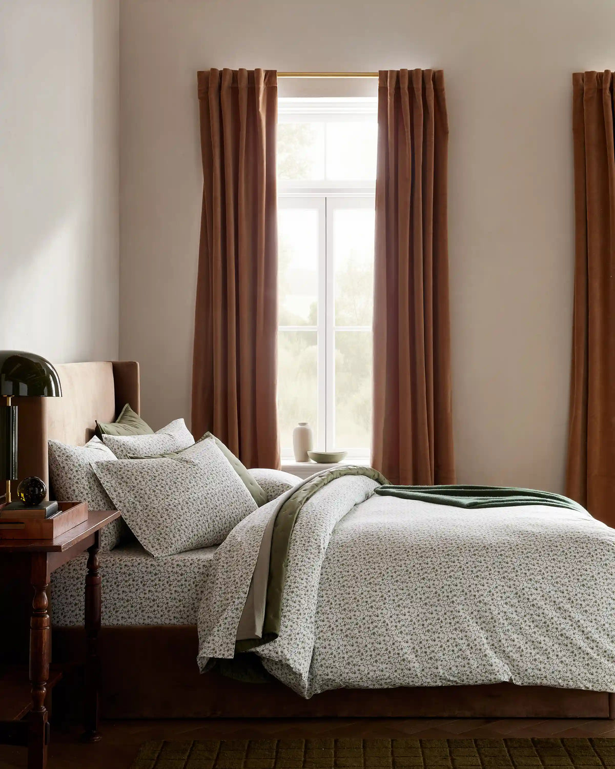 Organic Crisp Percale Duvet Cover Set