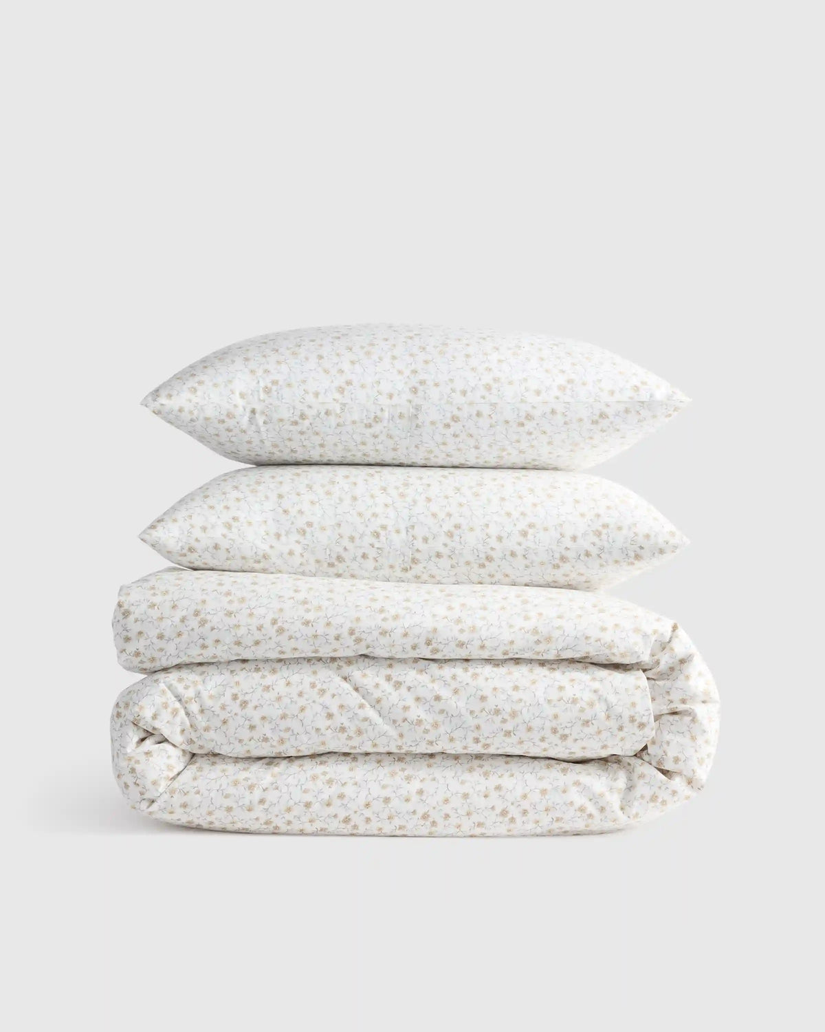 Organic Crisp Percale Duvet Cover Set