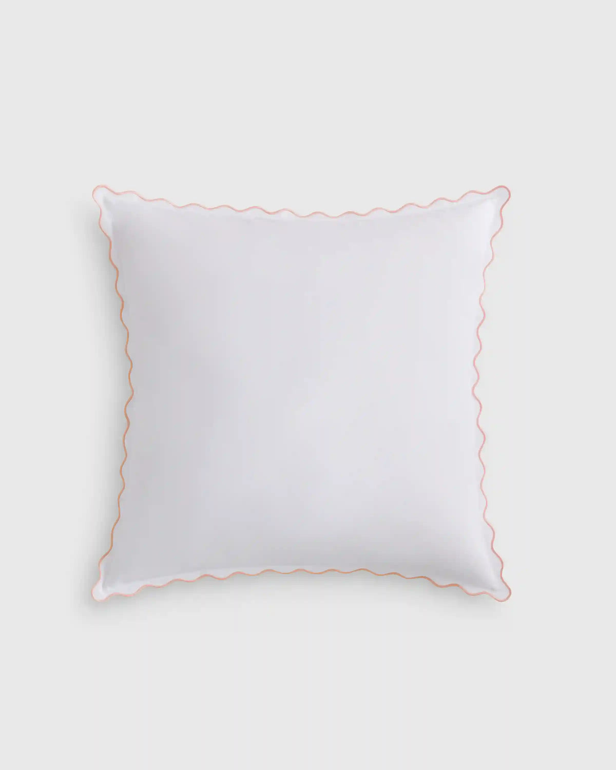 Organic Crisp Percale Scallop Euro Sham