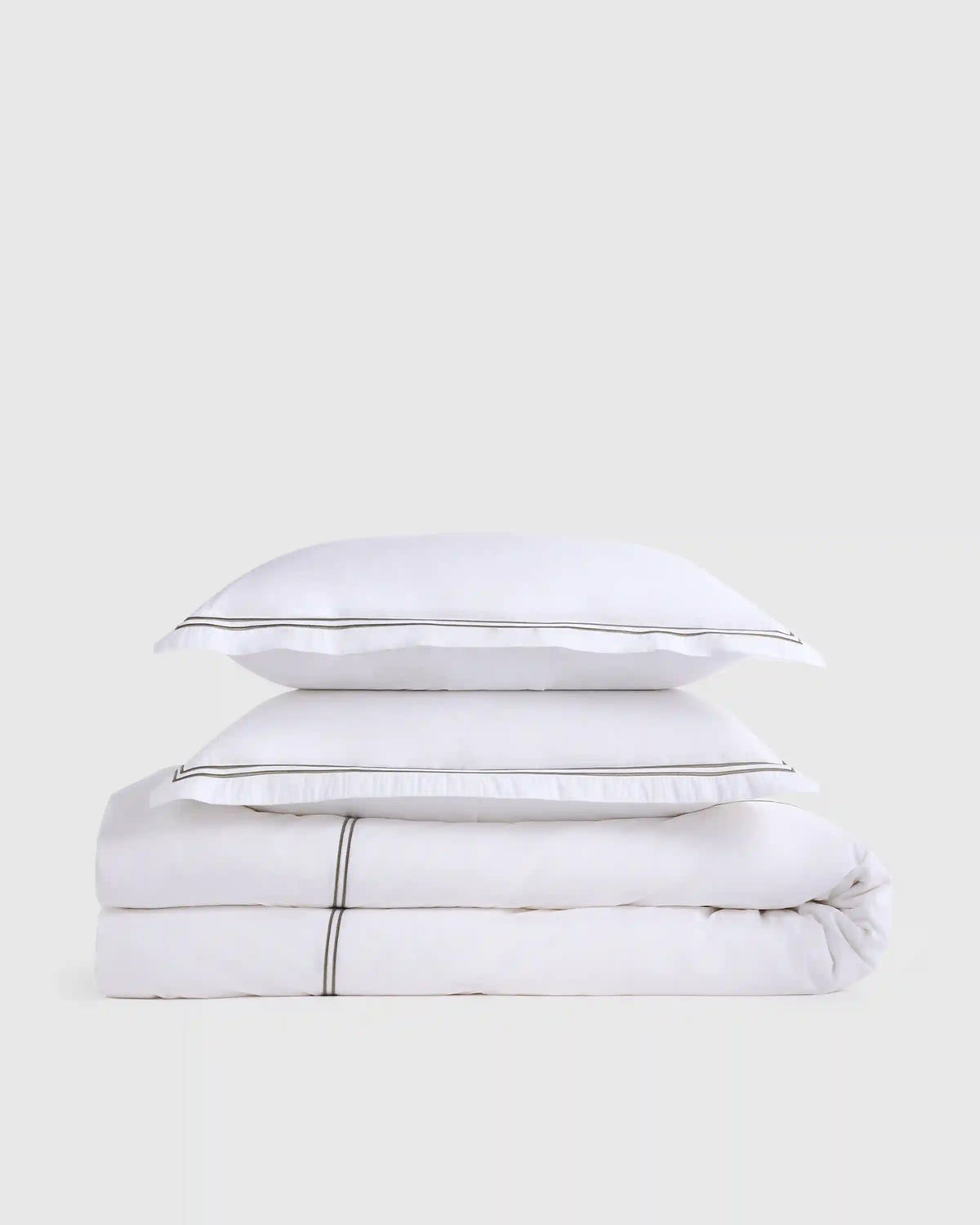 Organic Crisp Percale Duvet Cover Set