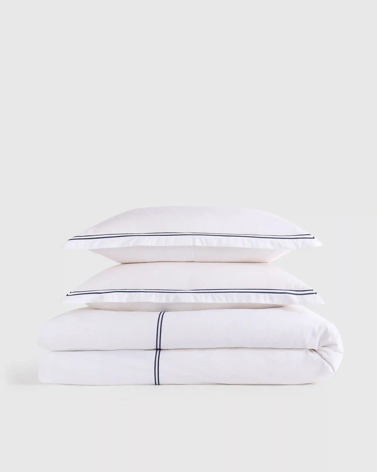 Organic Crisp Percale Duvet Cover Set
