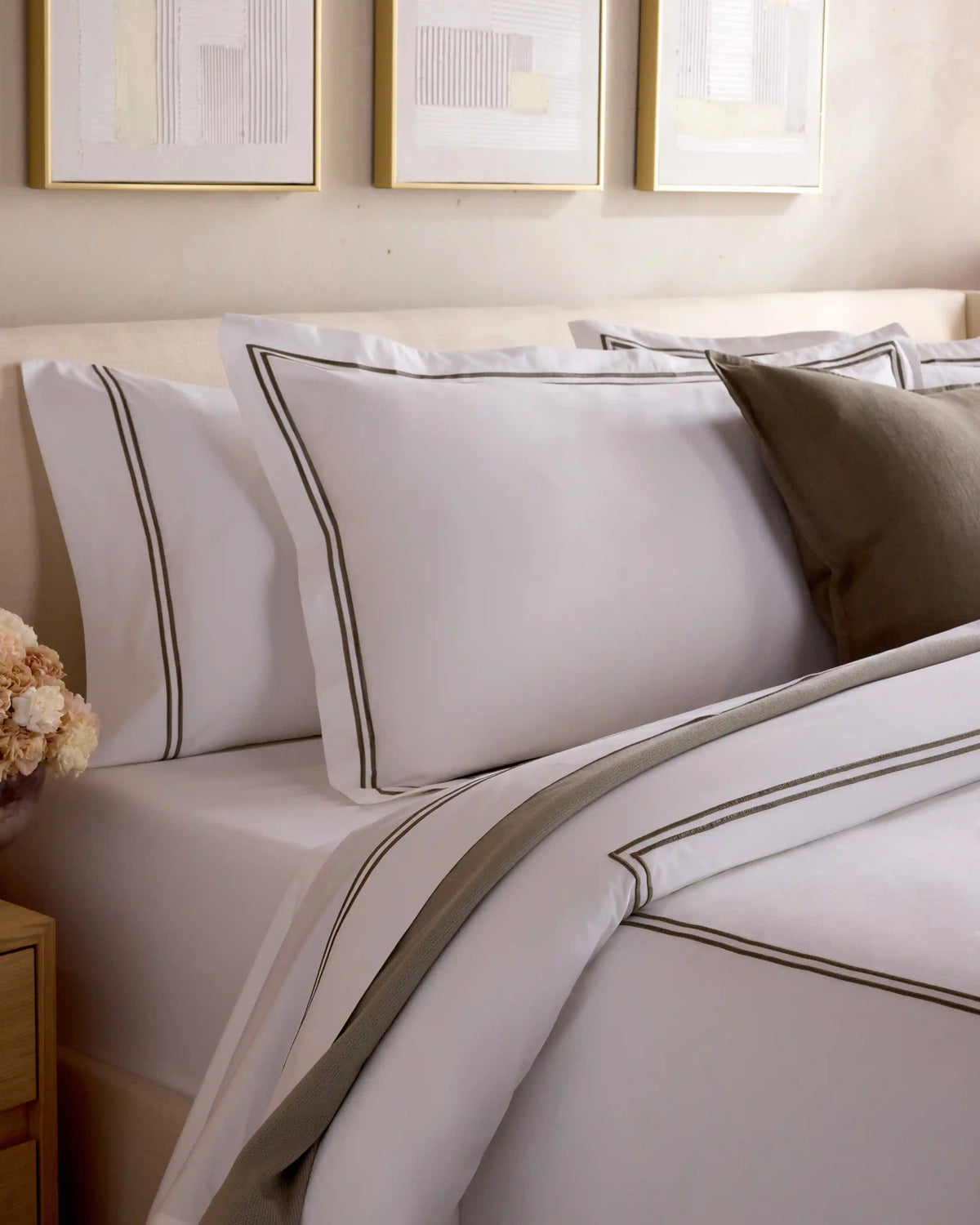Organic Crisp Percale Sham Set